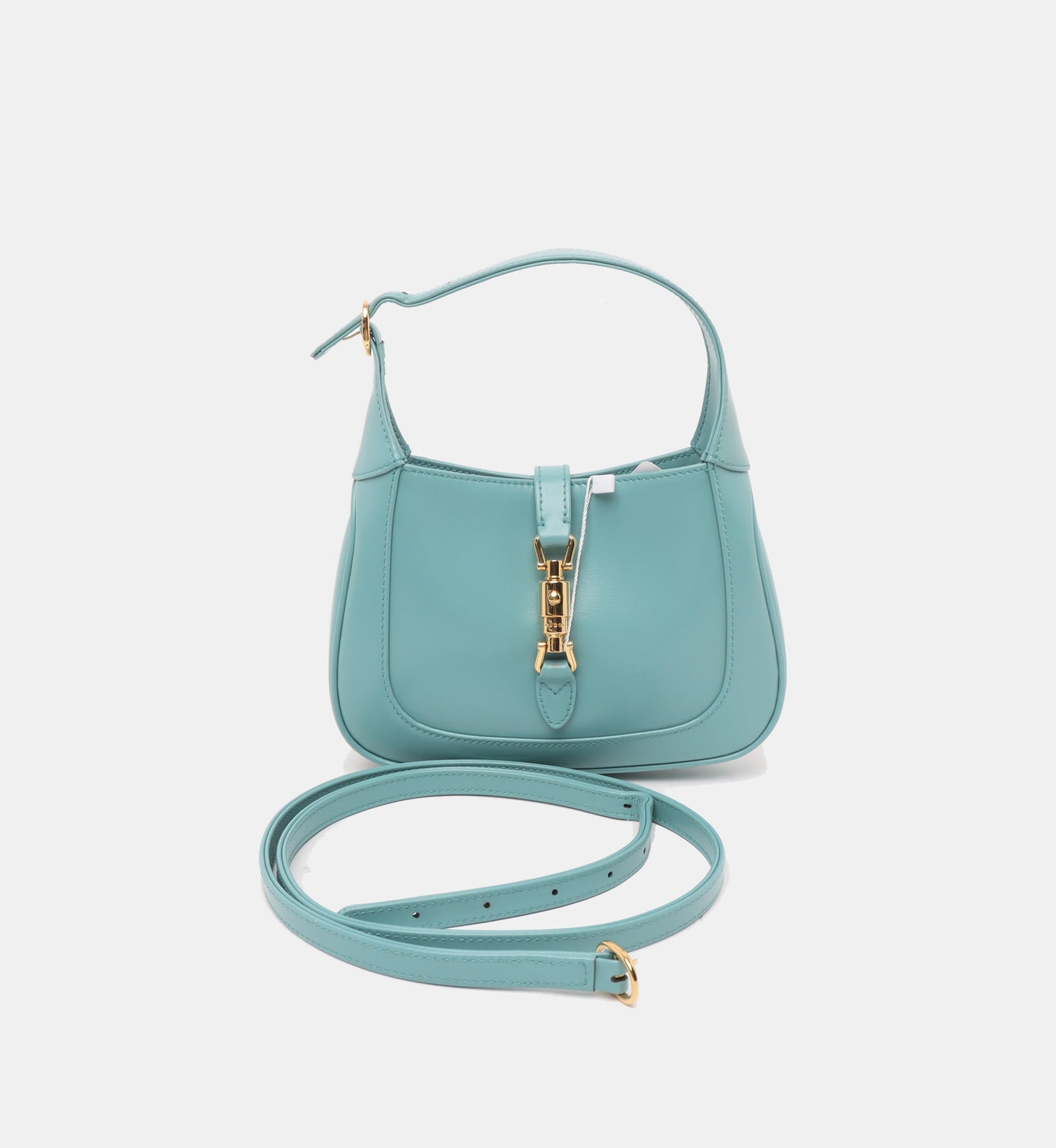 Gucci Jackie Adjustable Strap Leather Blue Mini Bag Strap 1