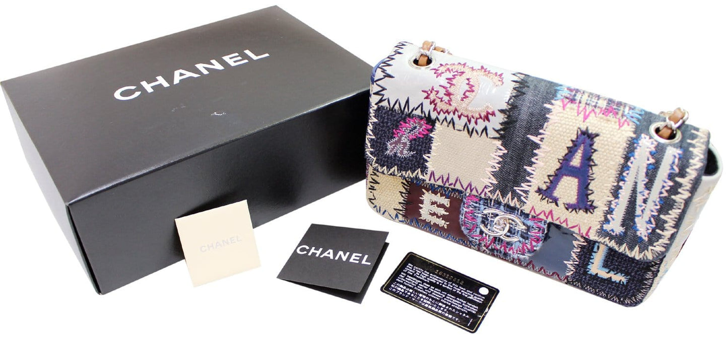 Chanel Sac Rabat Patchwork Limited Edition Multicolor Travel Bag