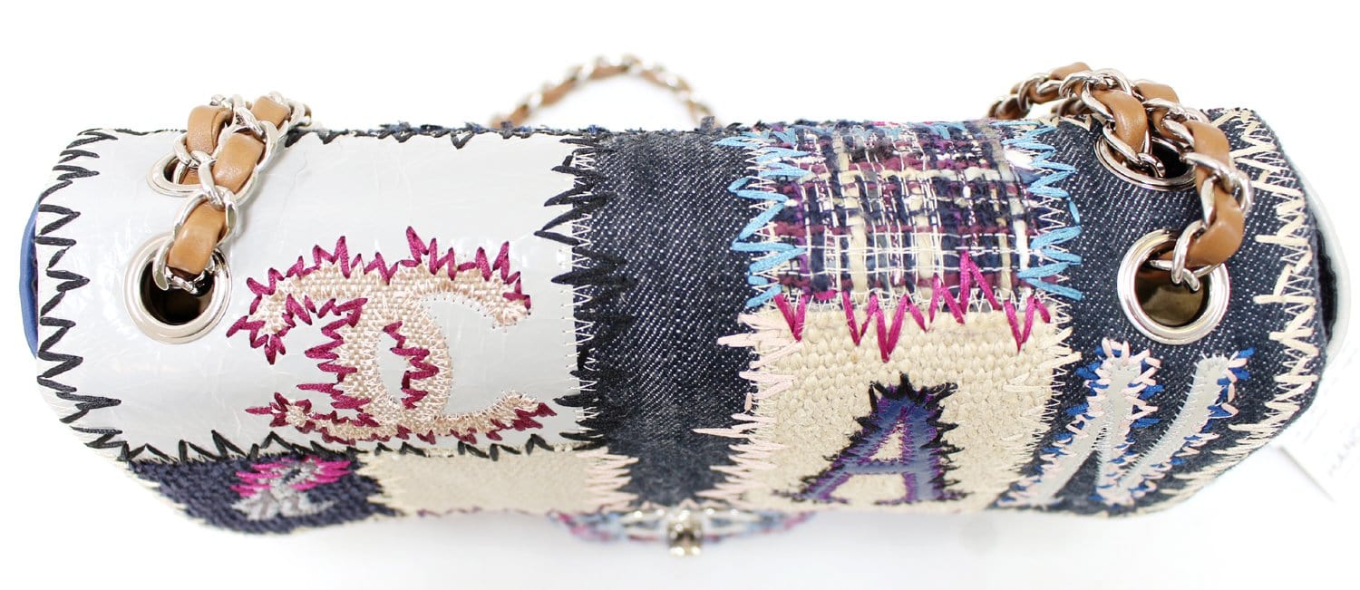 Chanel Sac Rabat Patchwork Limited Edition Multicolor Travel Bag