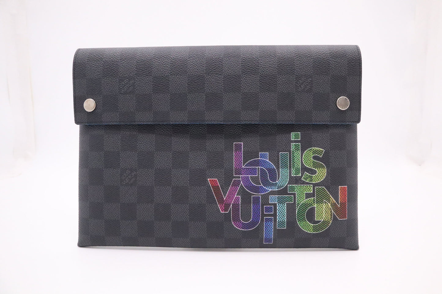 Louis Vuitton Alpha Triple Graphite Damier Canvas Handbag