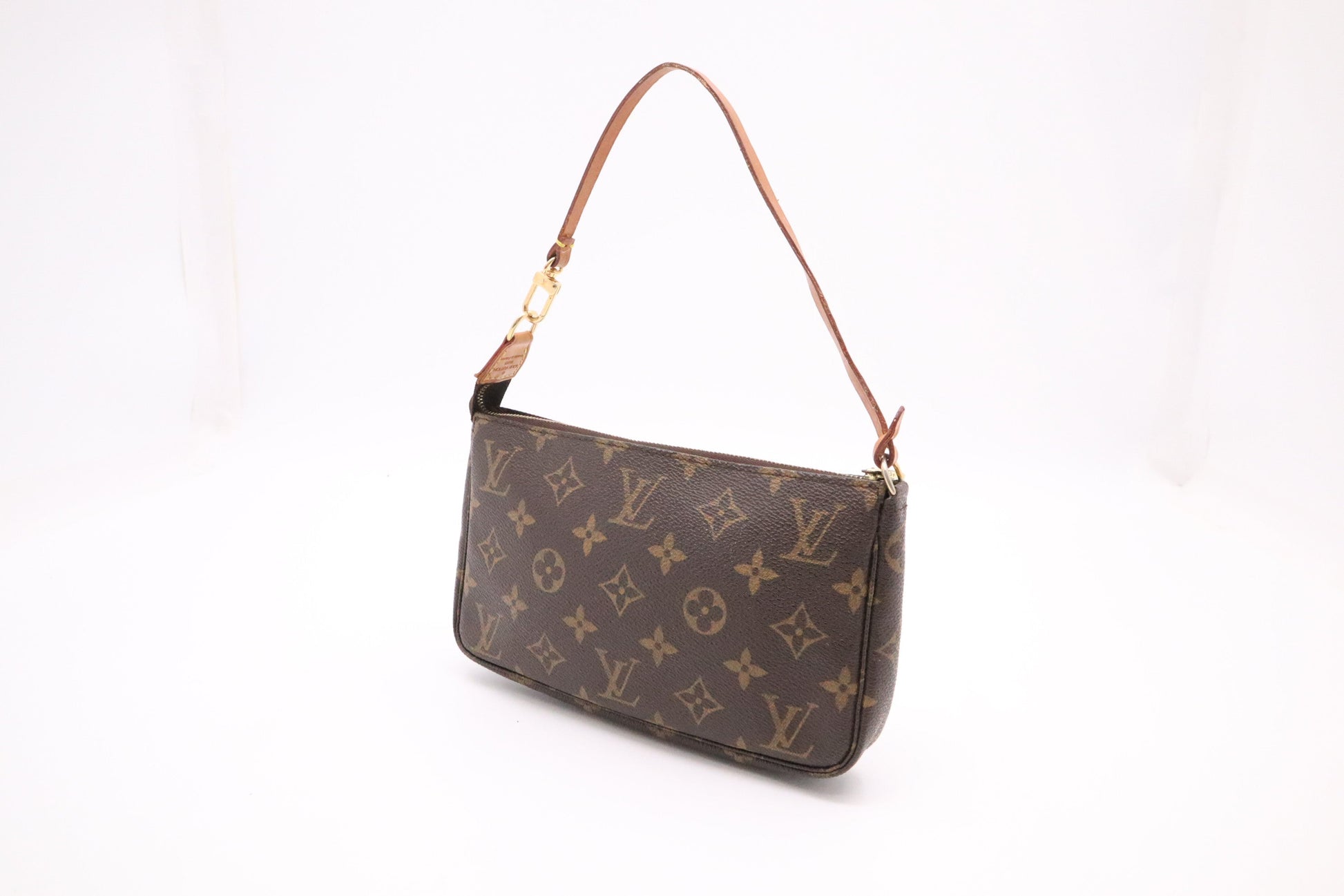 Louis Vuitton Pochette Accessoires Monogram Canvas Clutch Bag Canvas 4