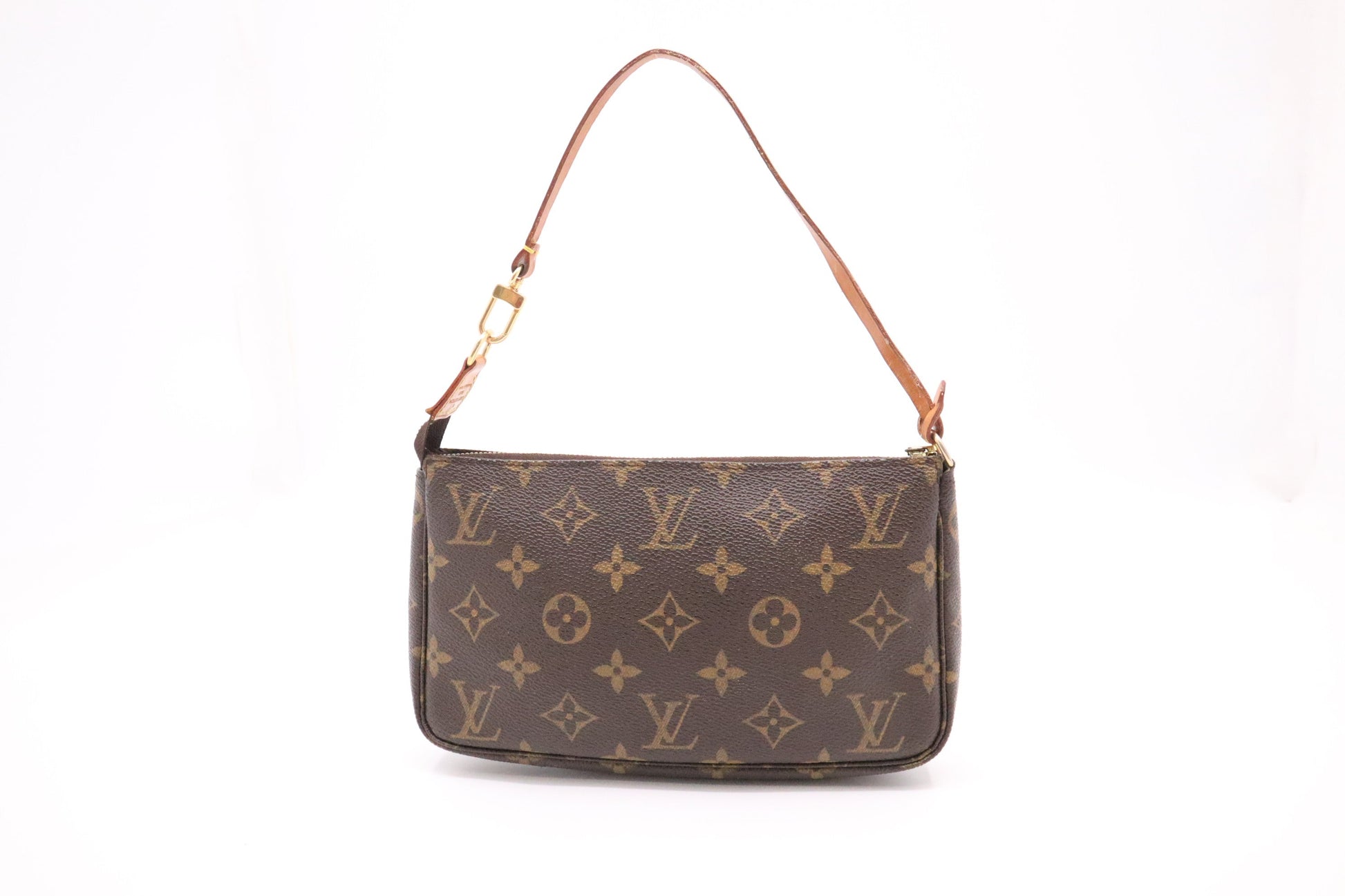 Louis Vuitton Pochette Accessoires Monogram Canvas Clutch Bag Canvas 4