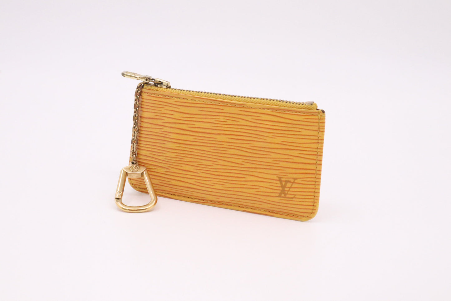 Louis Vuitton Cles Epi Leather Orange Handbag