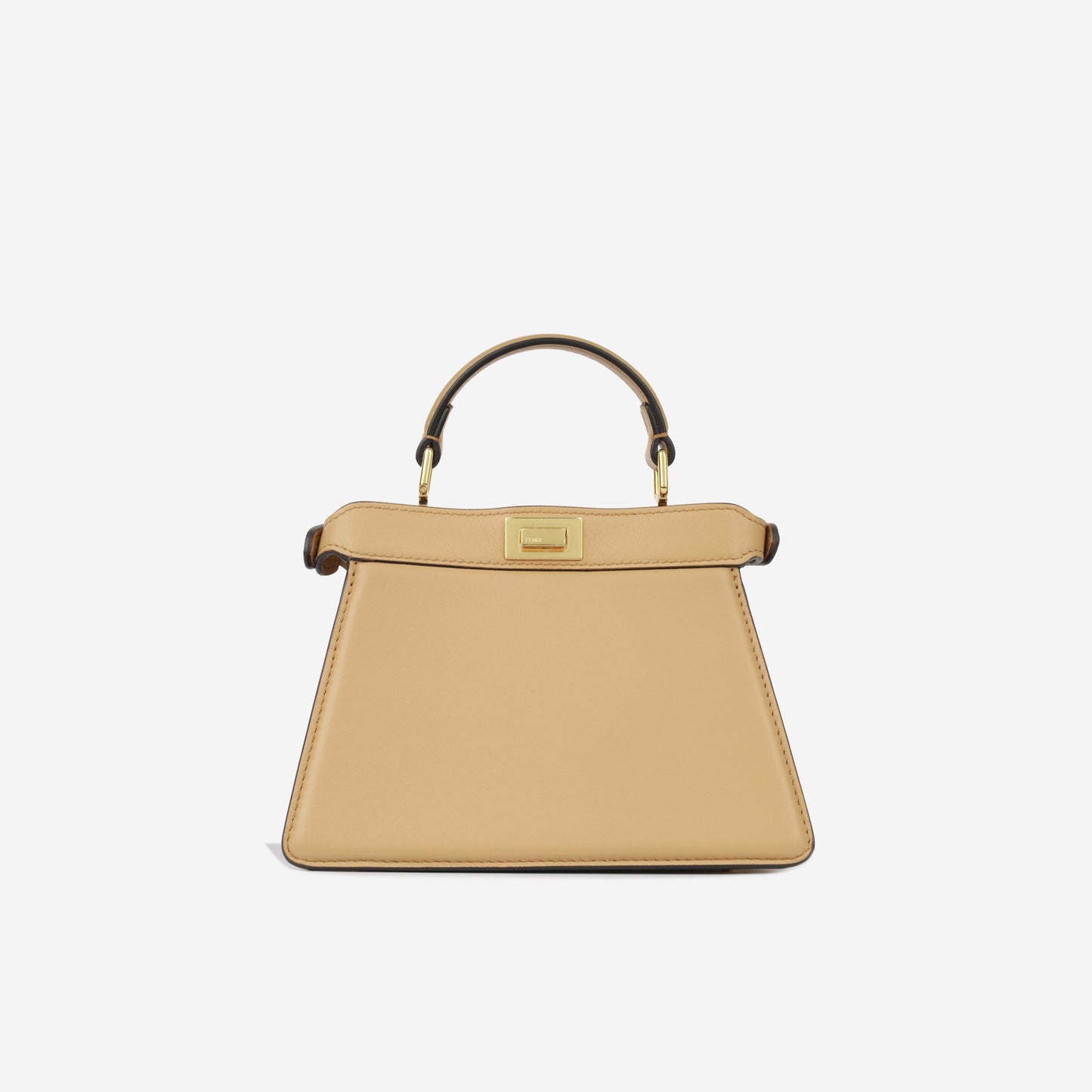 Fendi Isseu Peekabo Crossbody Bag Beige Mini