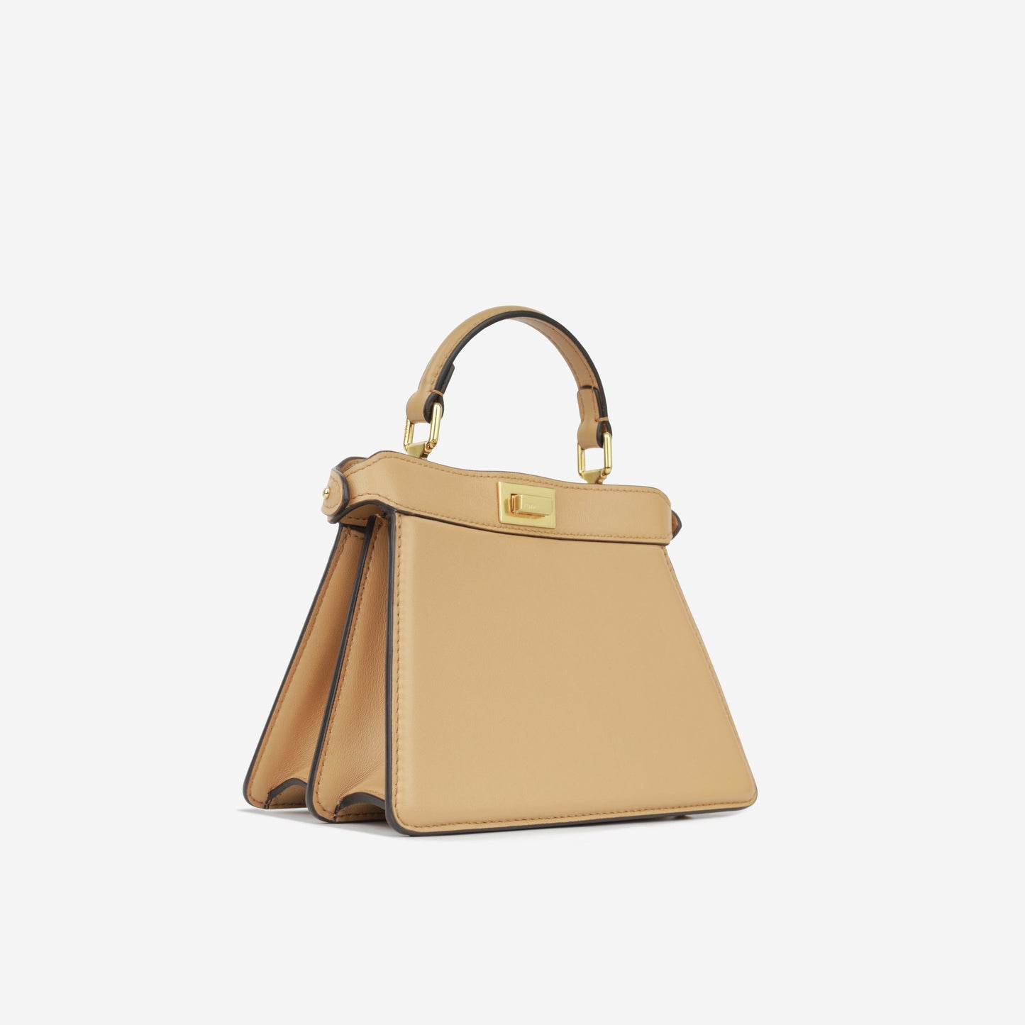 Fendi Isseu Peekabo Crossbody Bag Beige Mini