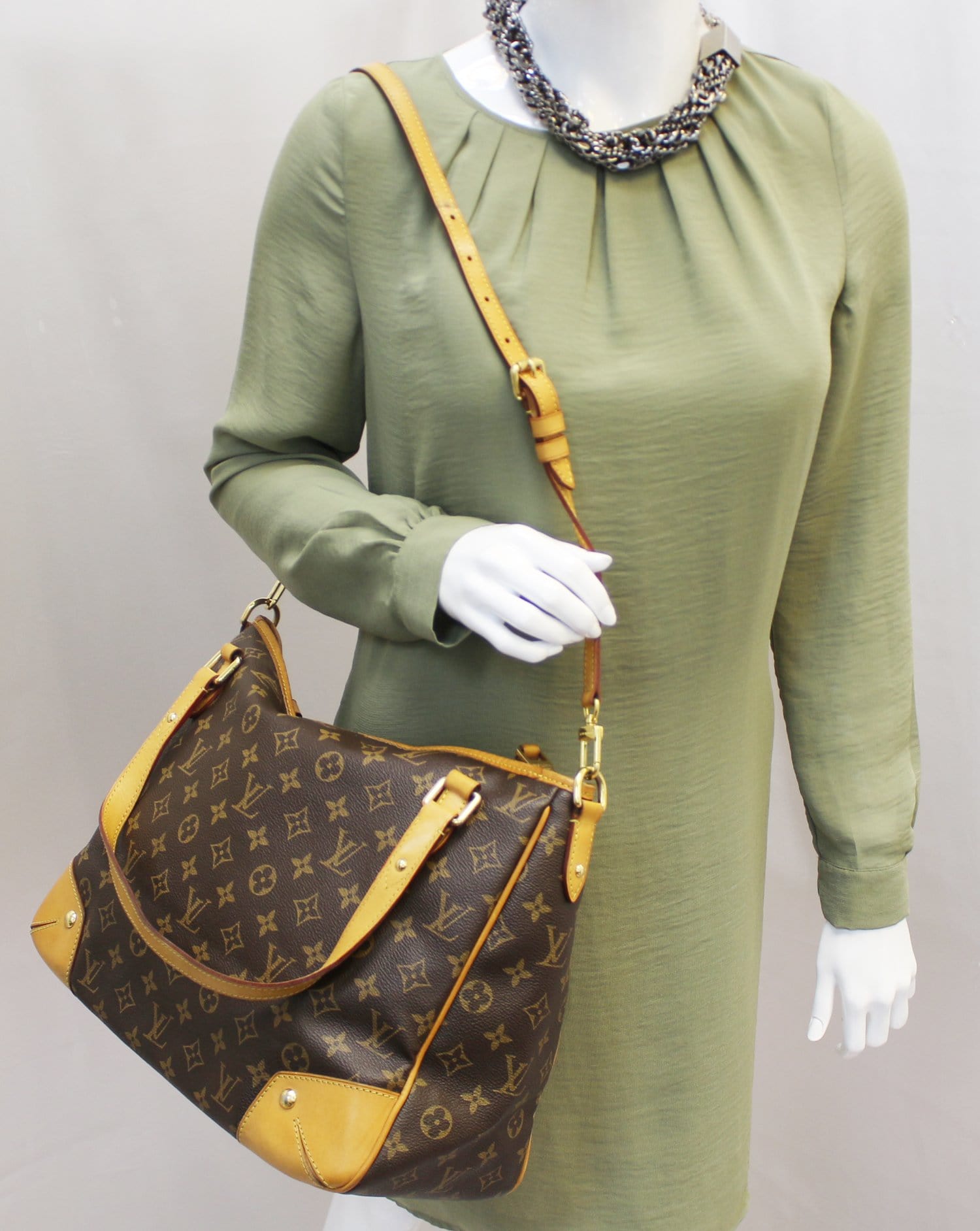 Louis Estrela Mm Shoulder Bag Canvas Monogram Bag E4370