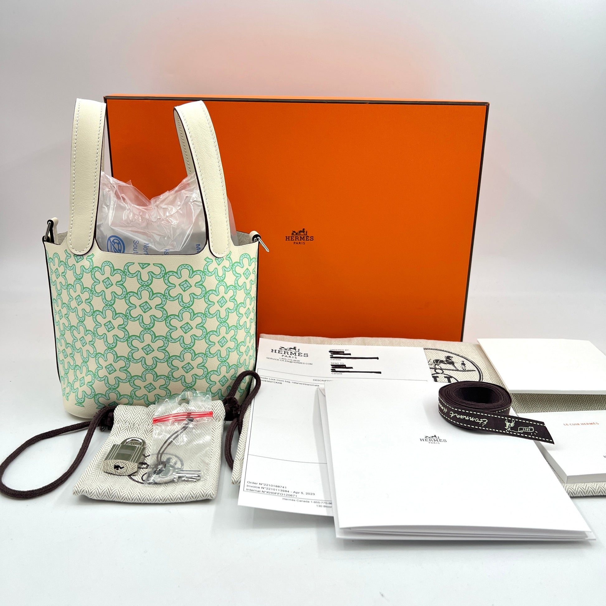Hermes Luxury Picotin Lock Micro Bag Travel Bag