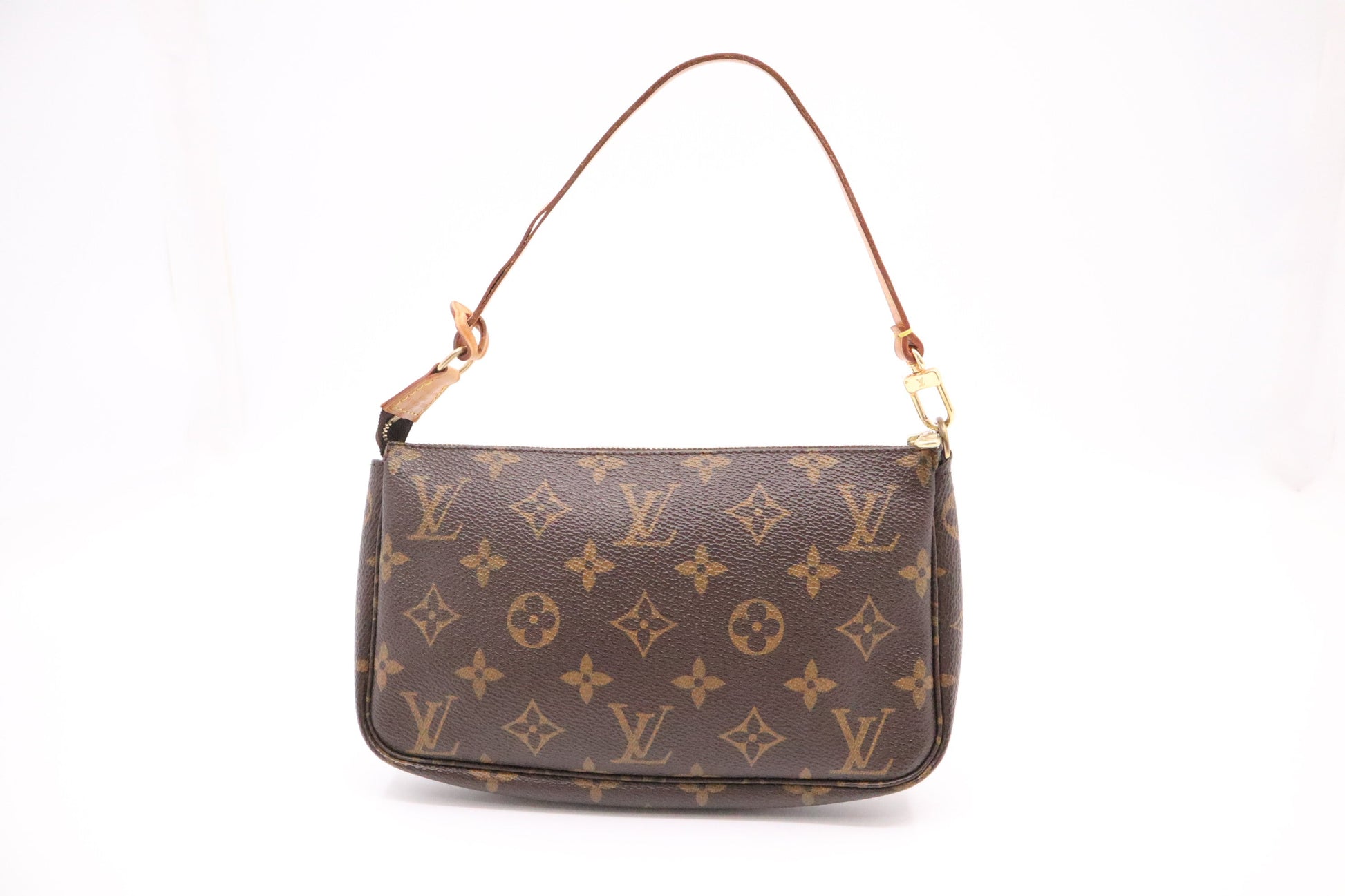 Louis Vuitton Pochette Accessoires Monogram Canvas Clutch Bag Canvas 2
