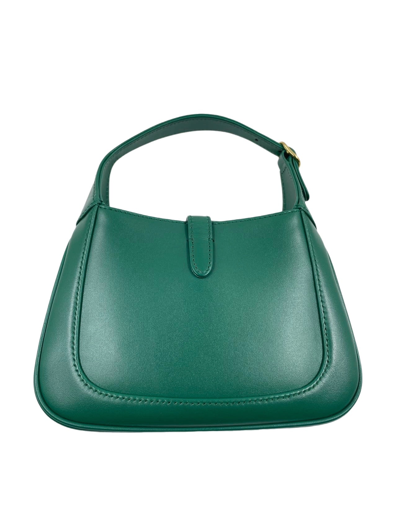 Gucci Jackie Adjustable Strap Leather Green Mini Bag