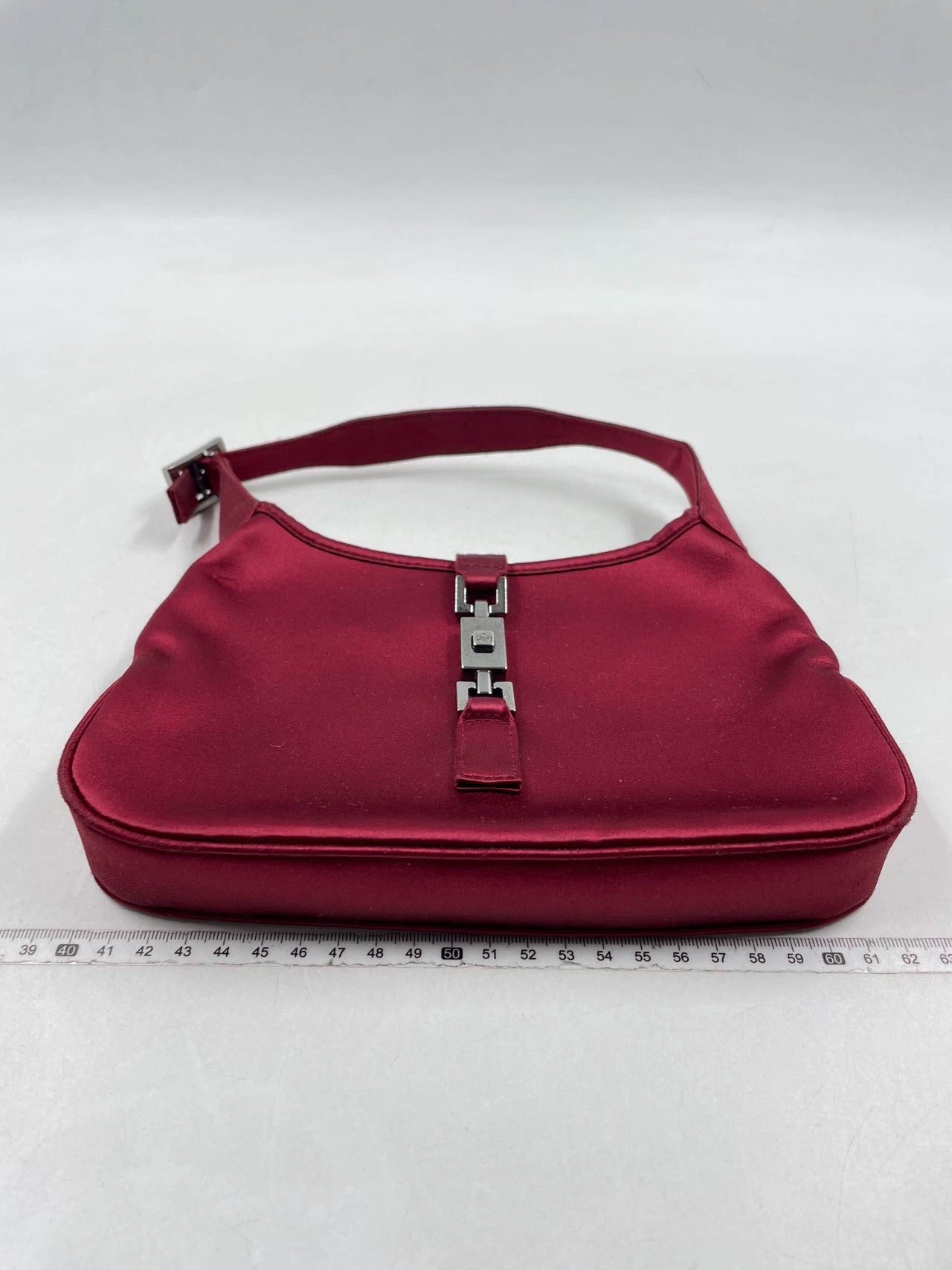 Gucci Jackie Silk Satin Red Mini Shoulder Bag