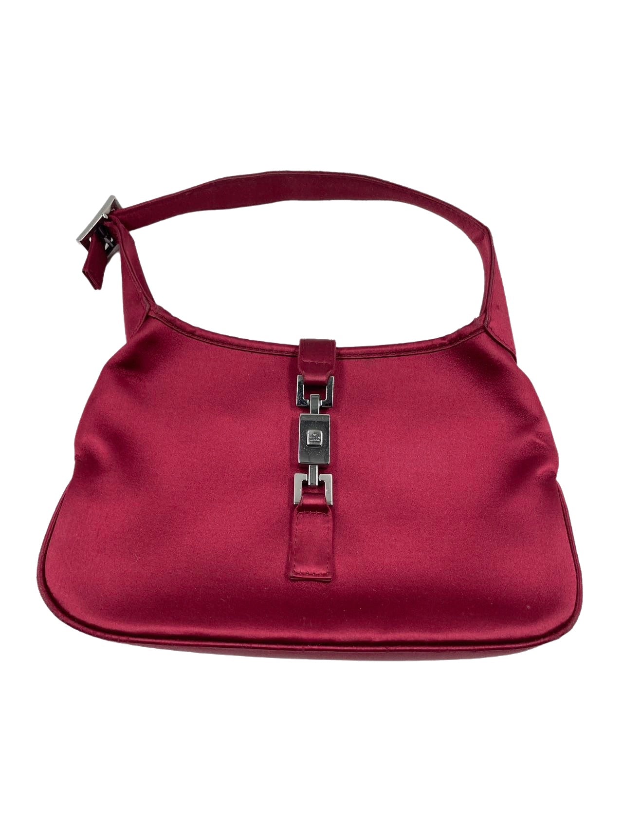 Gucci Jackie Silk Satin Red Mini Shoulder Bag