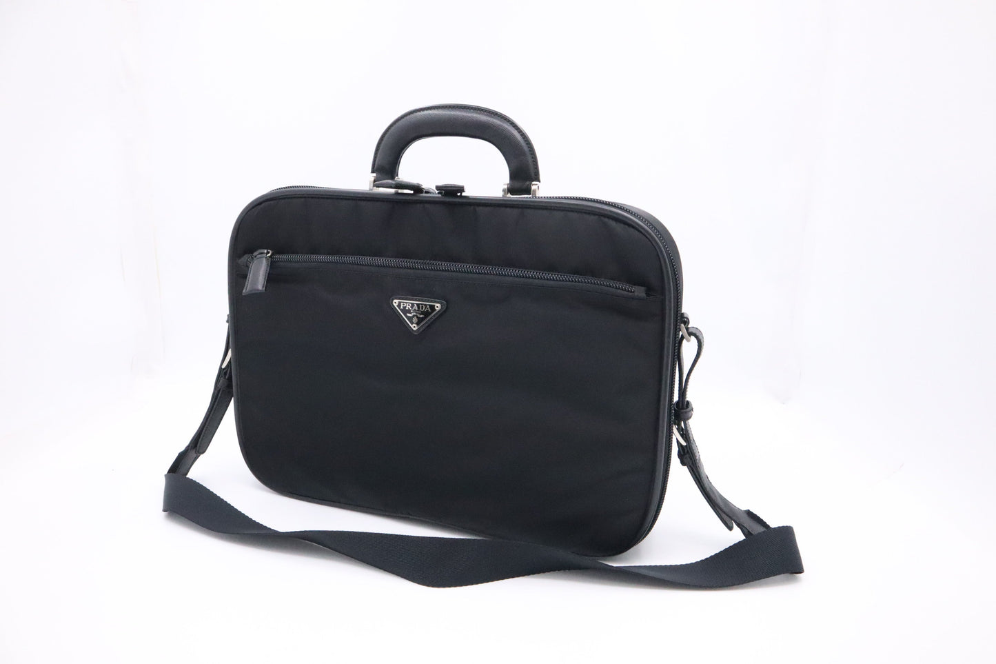 Prada Business Bag In Canvas Nylon Travel Bag