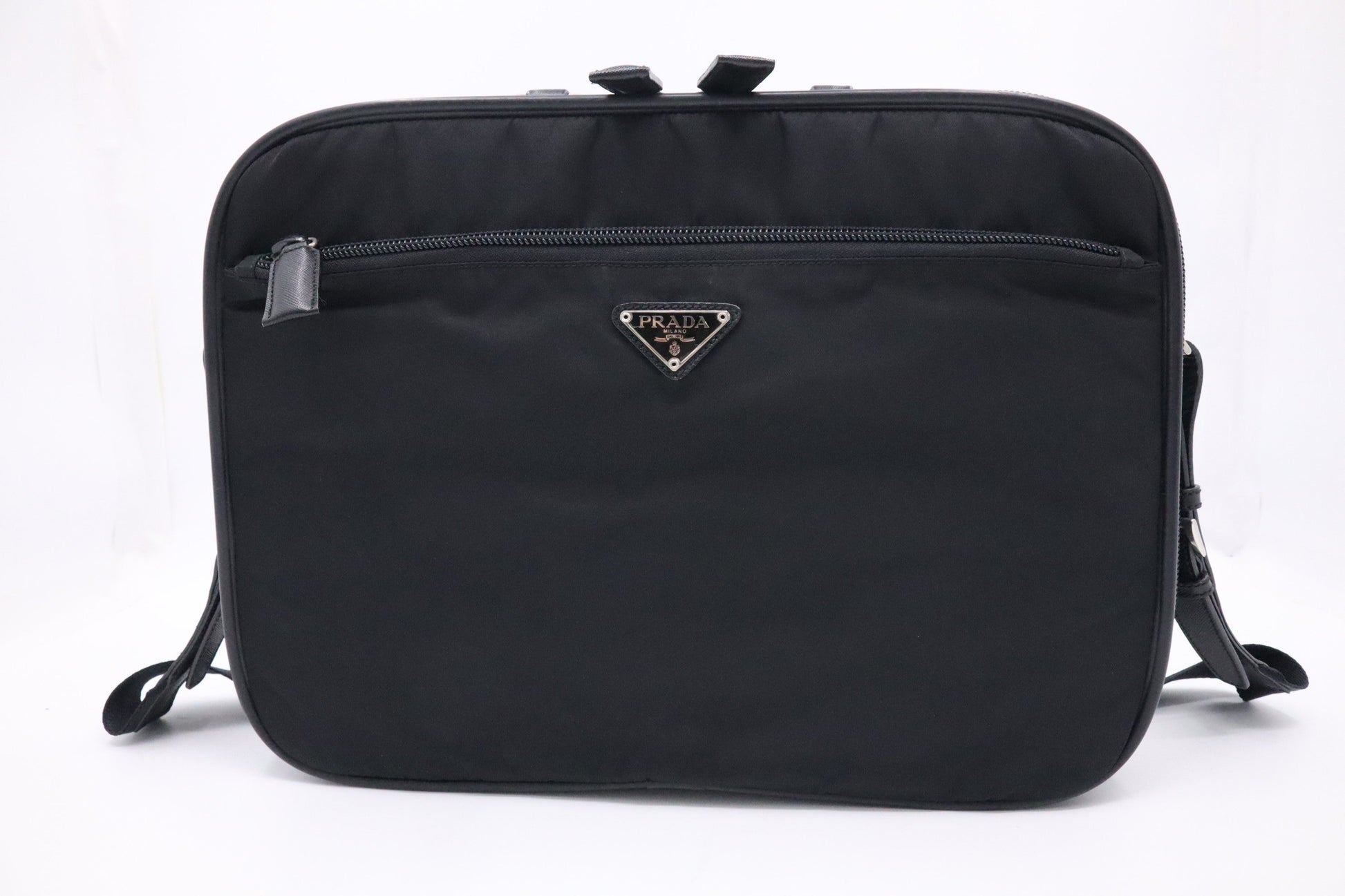 Prada Business Bag In Canvas Nylon Travel Bag