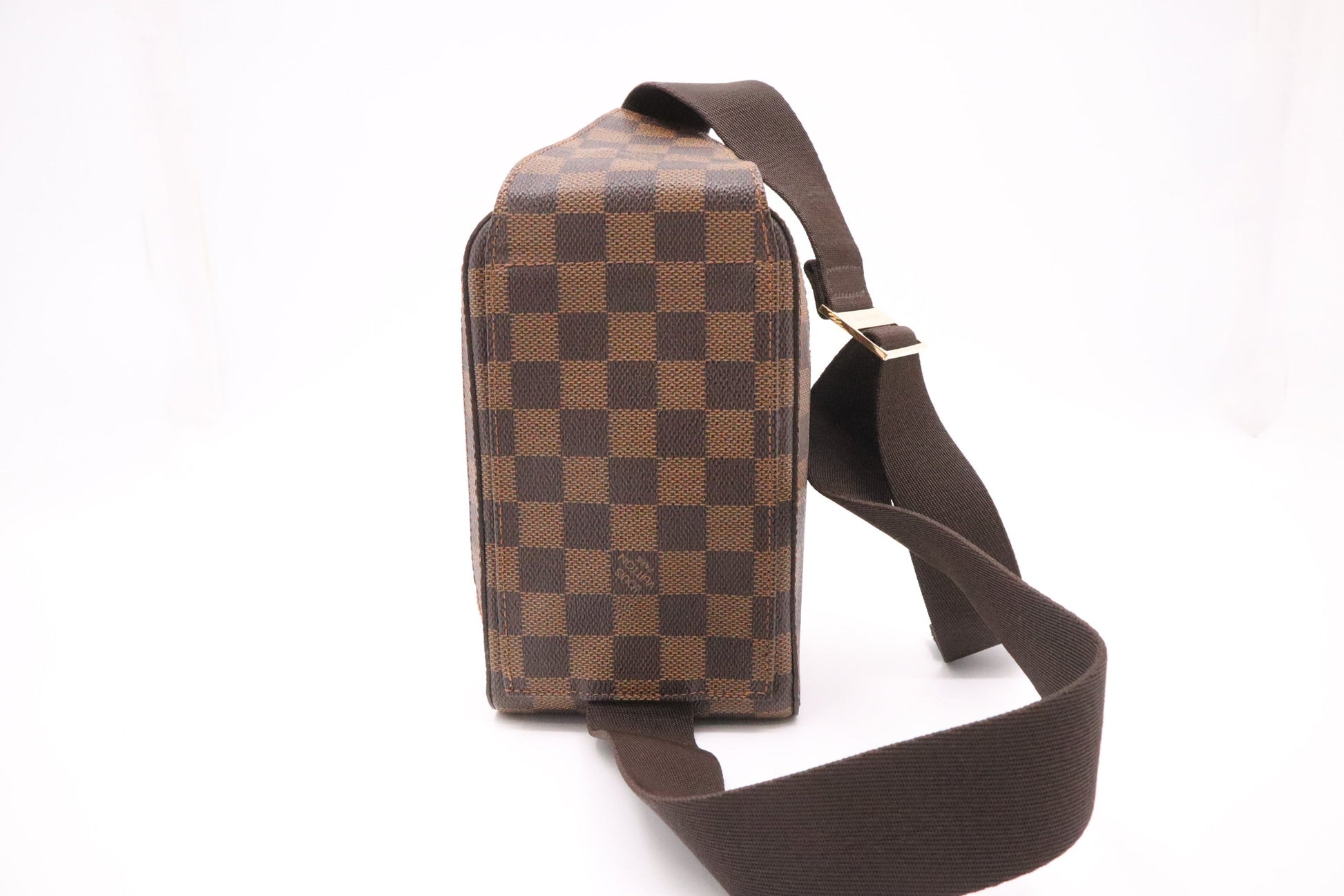 Louis Vuitton Geronimo Ebene Damier Canvas Handbag Canvas 2