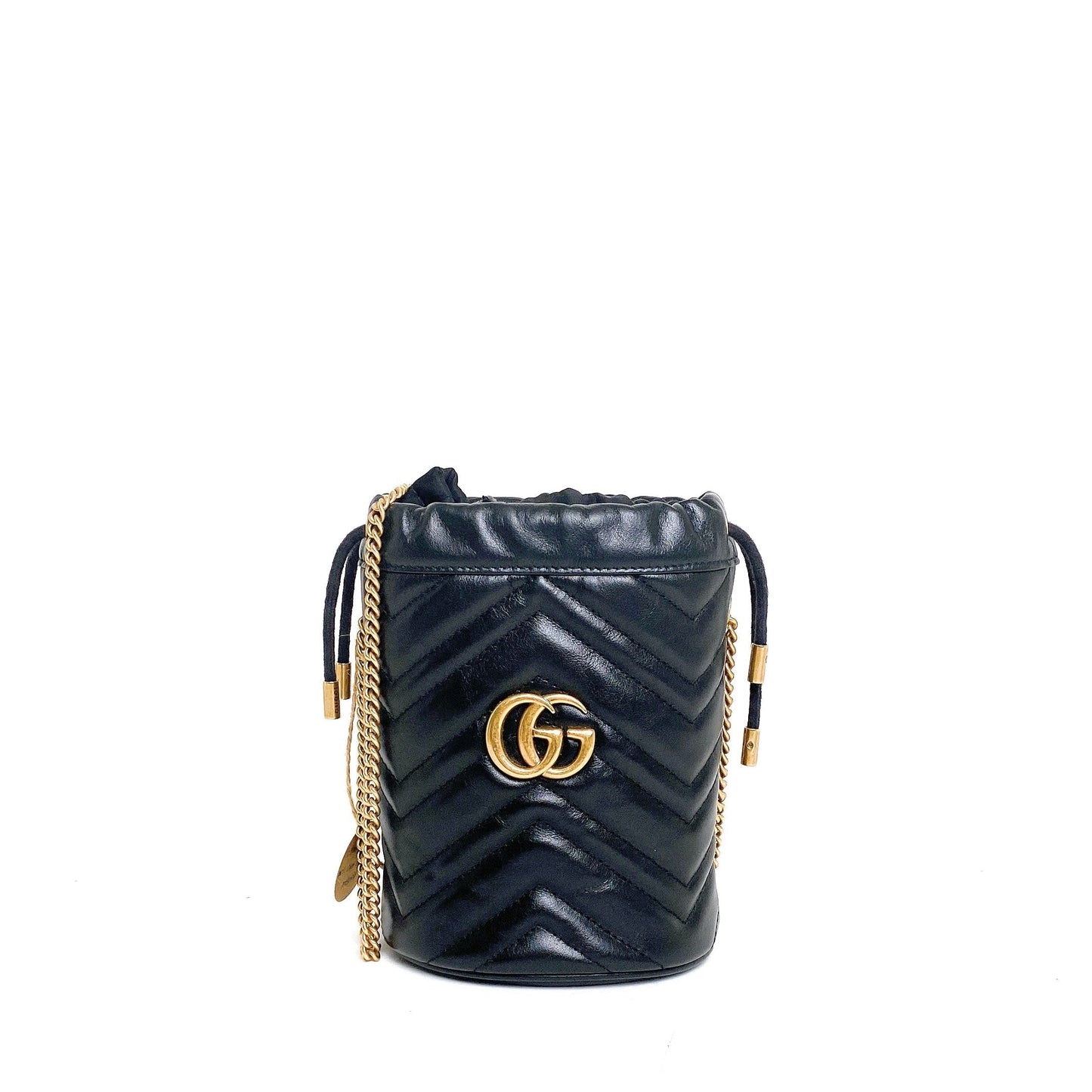 Gucci Marmont Black Bucket Bucket Bag