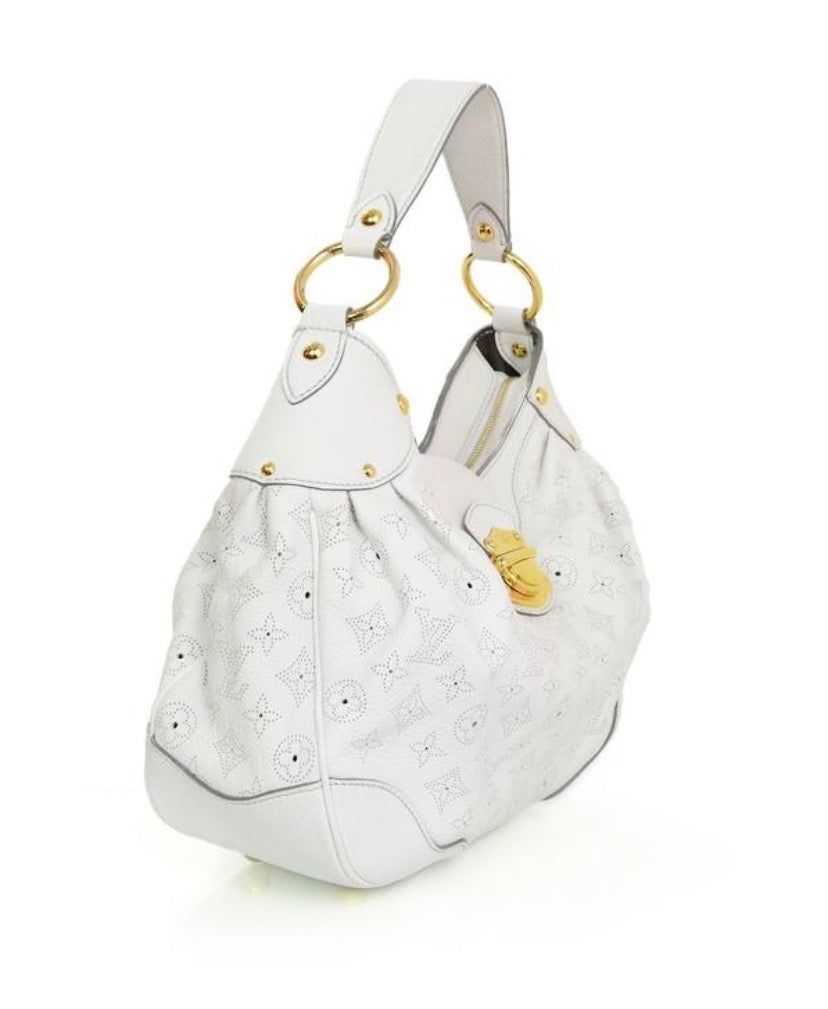Louis Vuitton MAHINA SOLAR PM Leather Handbag