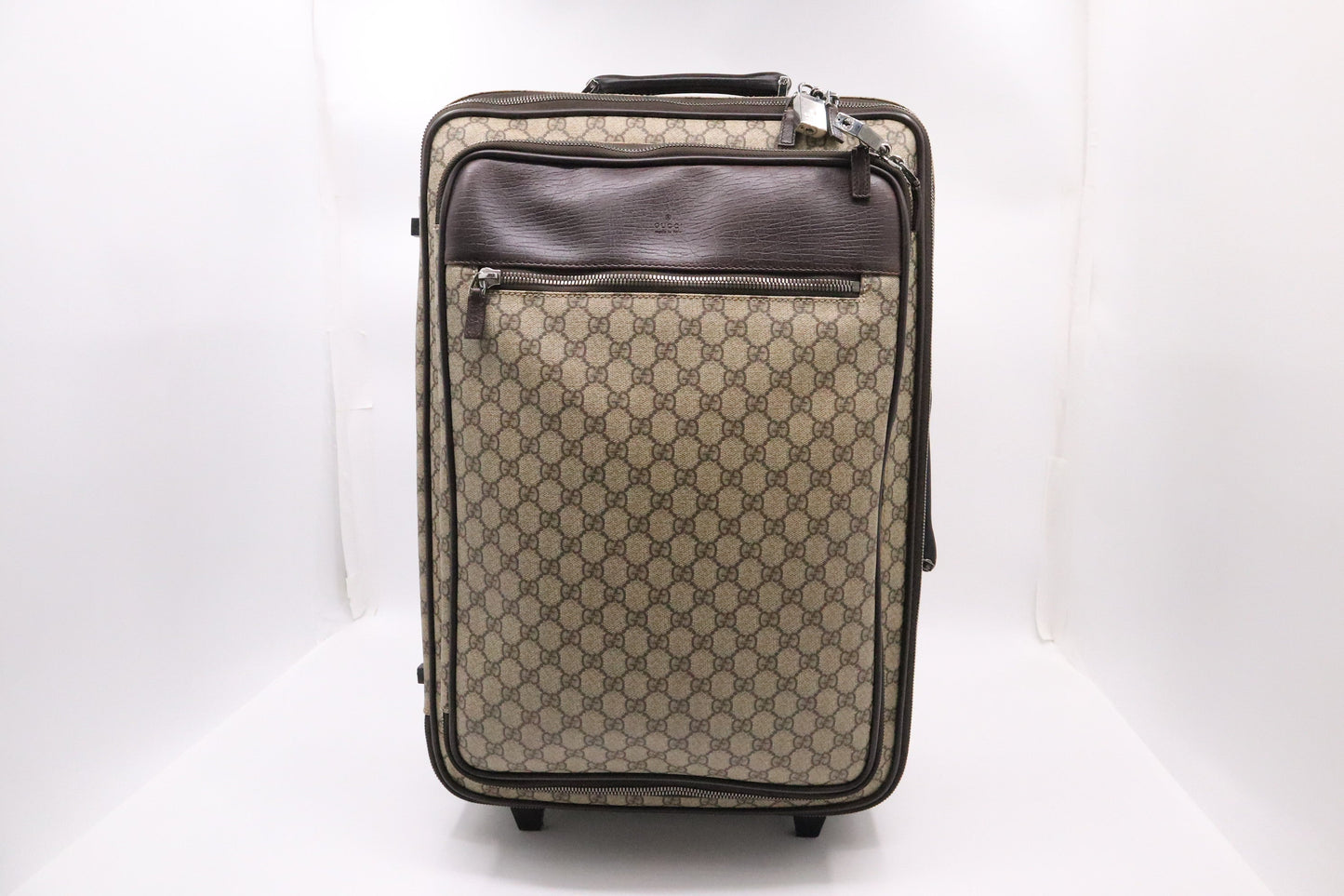 Gucci Suitcase GG Supreme Canvas Handbag