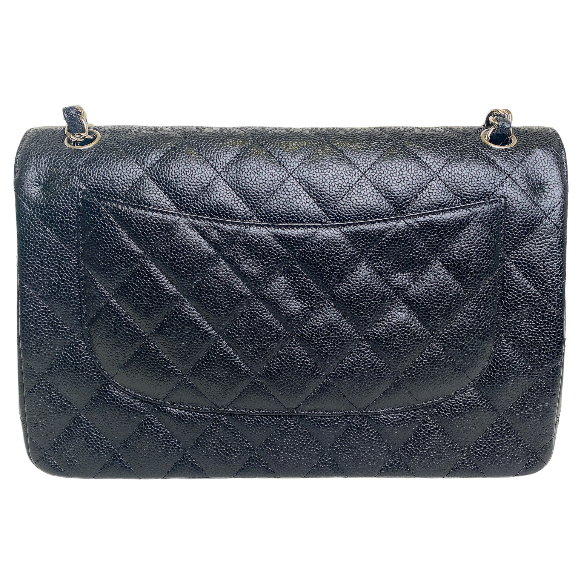 Chanel Classic Jumbo Caviar Shw Handbag
