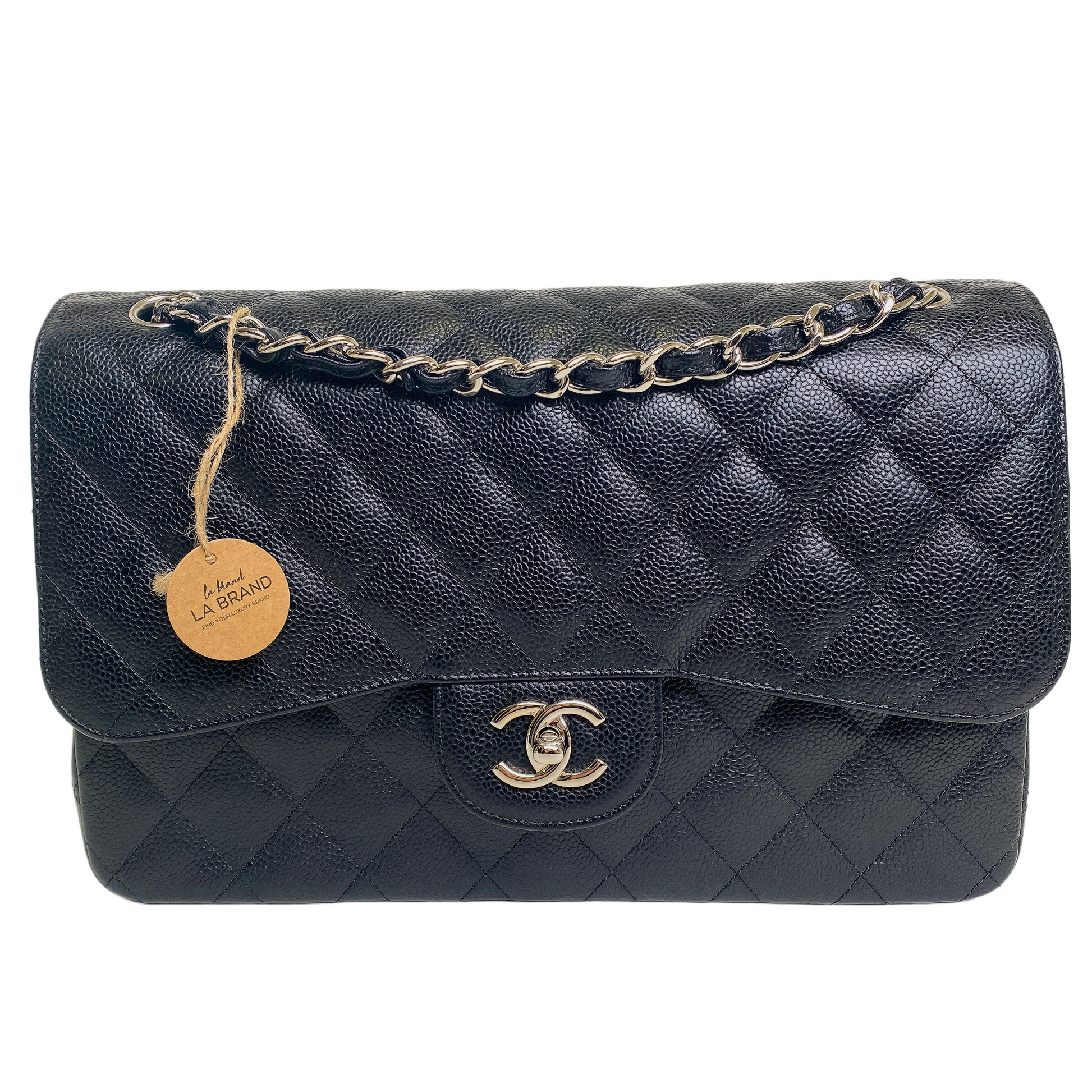 Chanel Classic Jumbo Caviar Shw Handbag