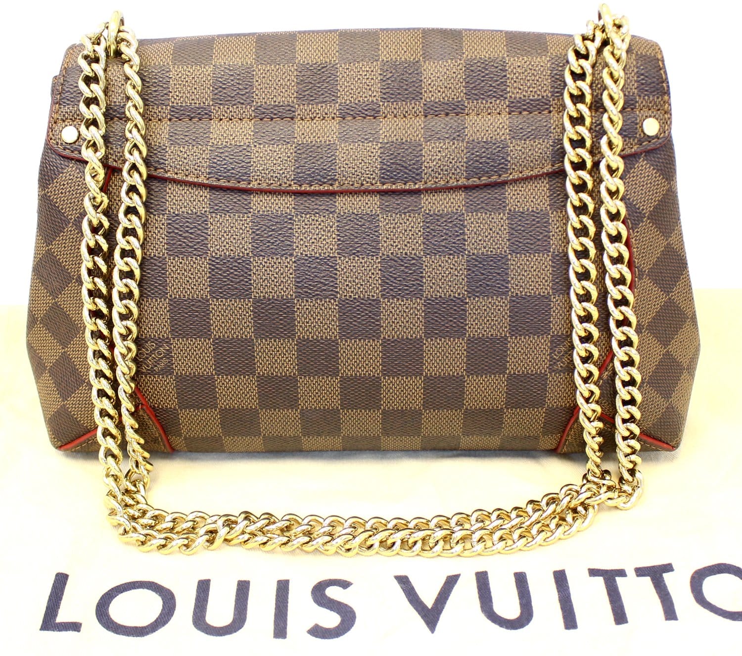 Louis Caïssa Clutch Damier Ebene Shoulder Bag Crossbody Bag