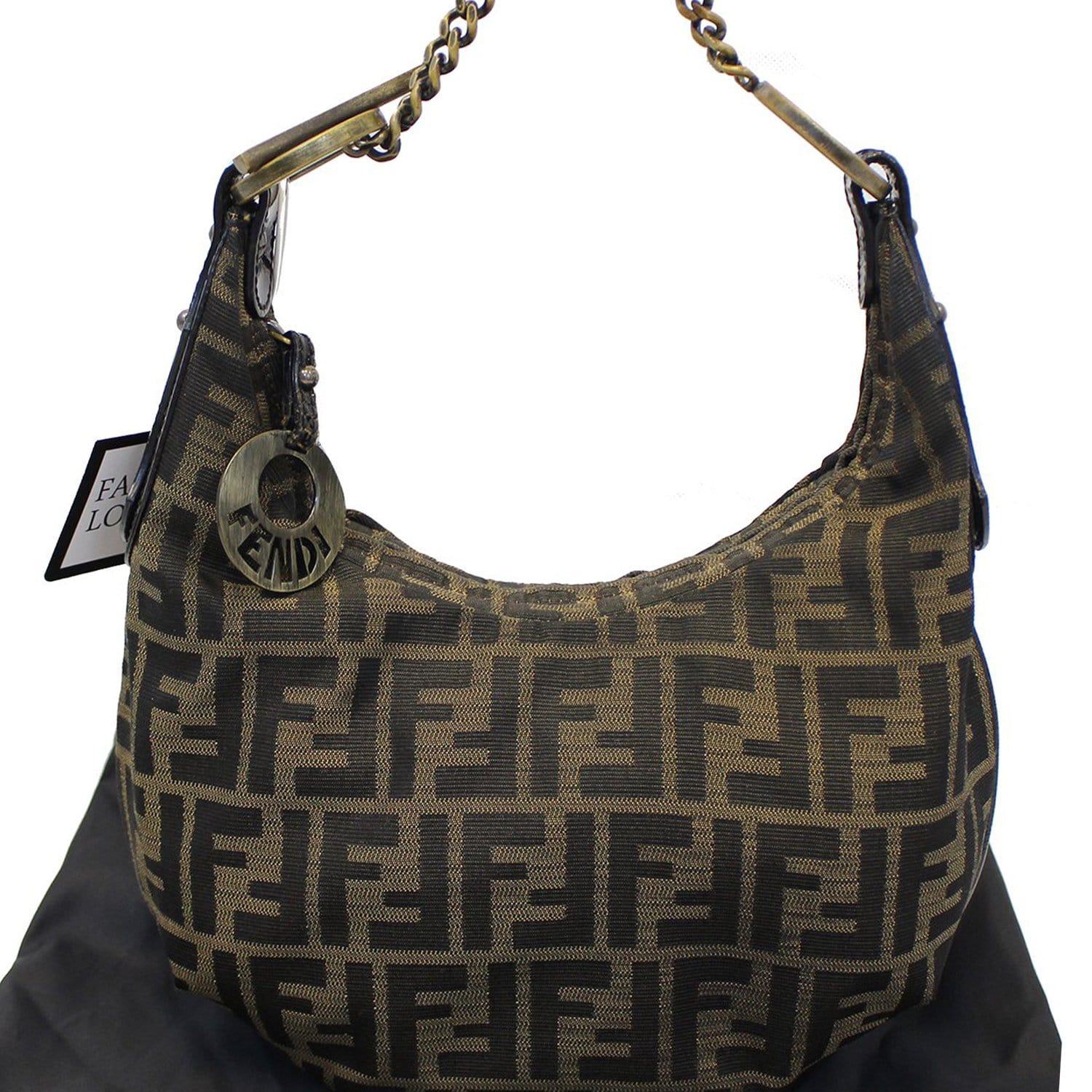 Fendi Zucca Hobo Bag Monogram