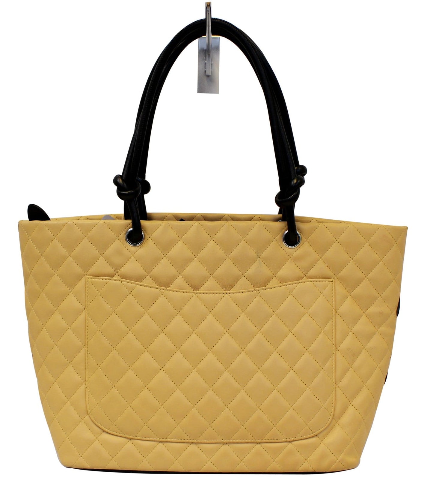 Chanel Ligne Cambon Large Tote Bag Leather Quilted