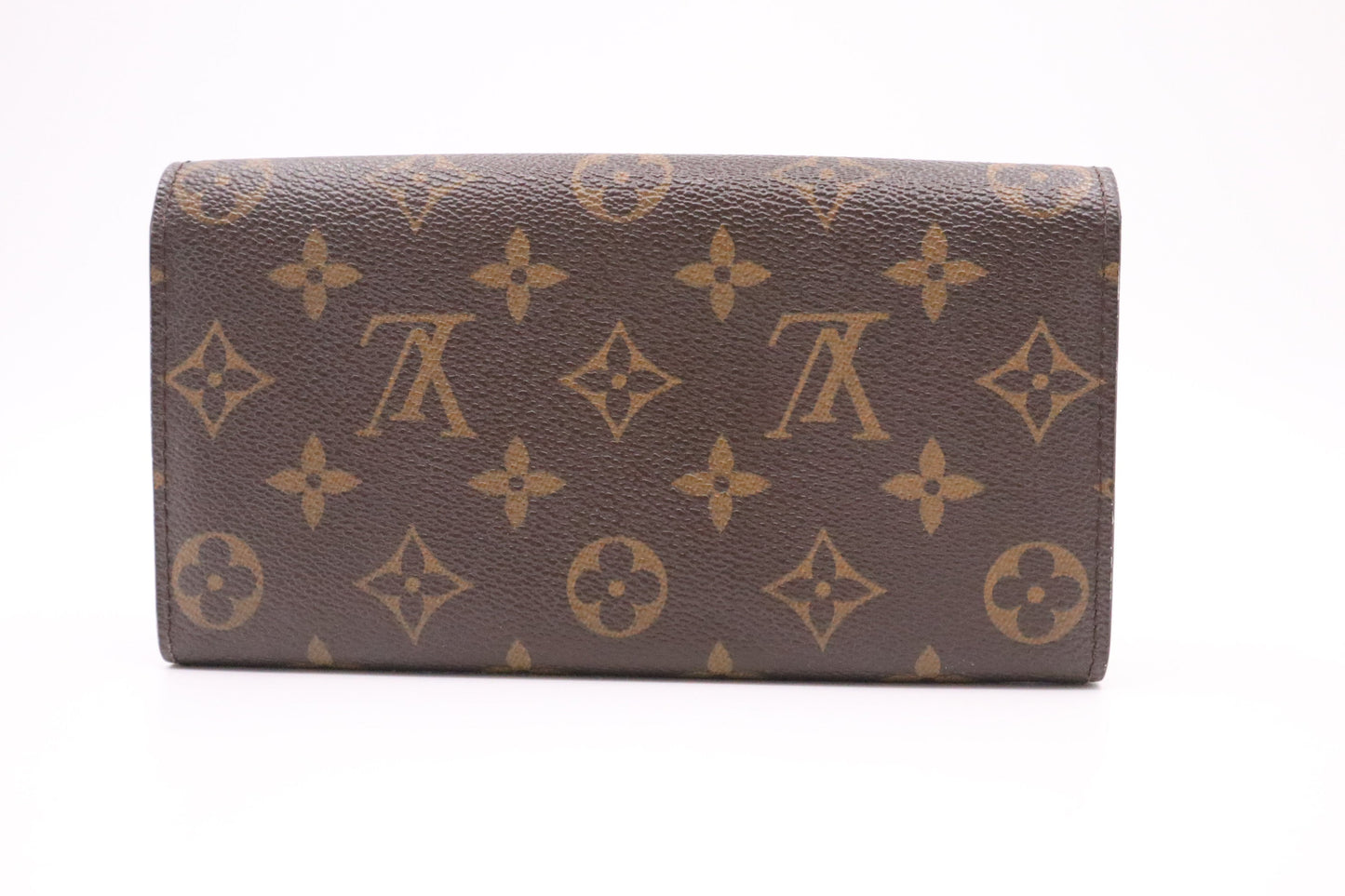 Louis Vuitton Sarah Monogram Canvas Wallet Case Canvas 2