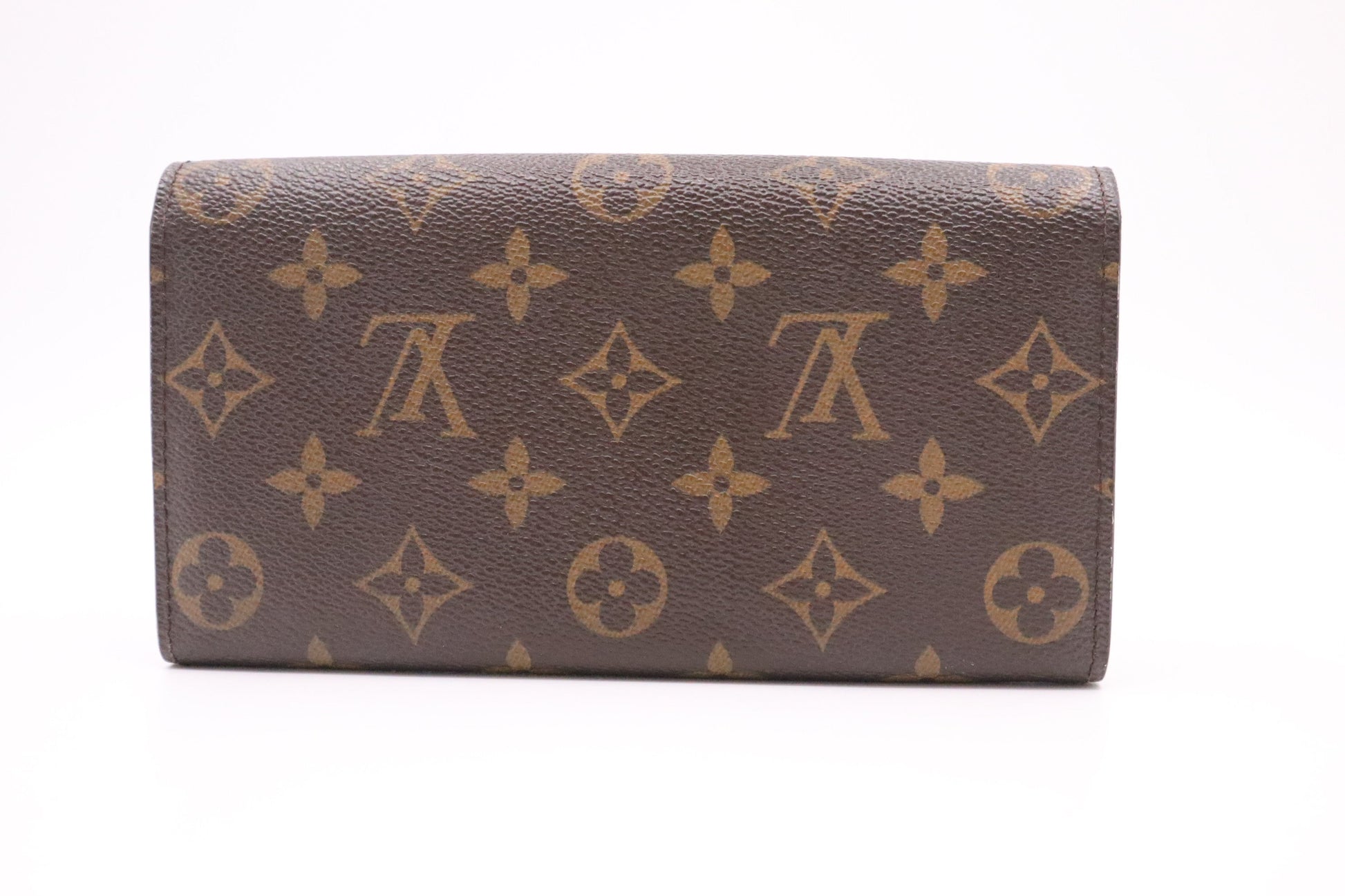 Louis Vuitton Sarah Monogram Canvas Wallet Case Canvas 2