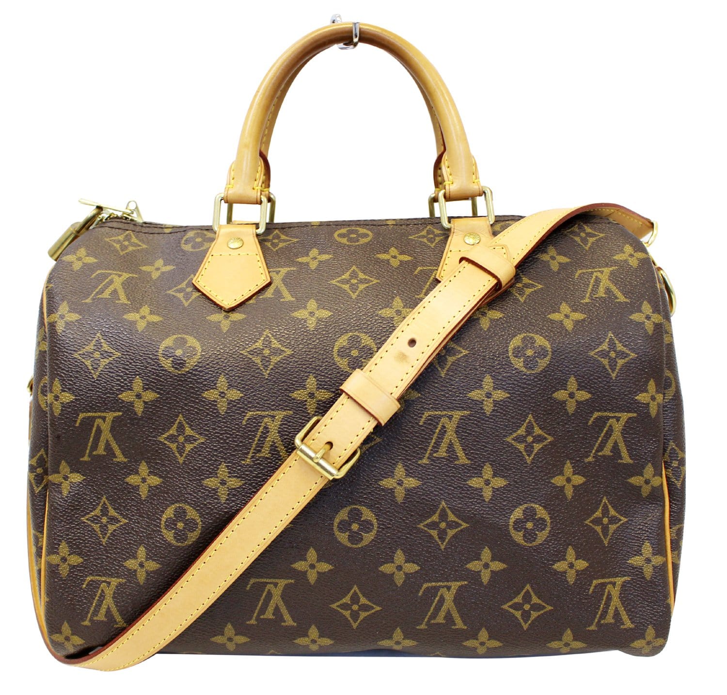 Louis Bandouliere Speedy Bag Canvas Monogram Shoulder Bag