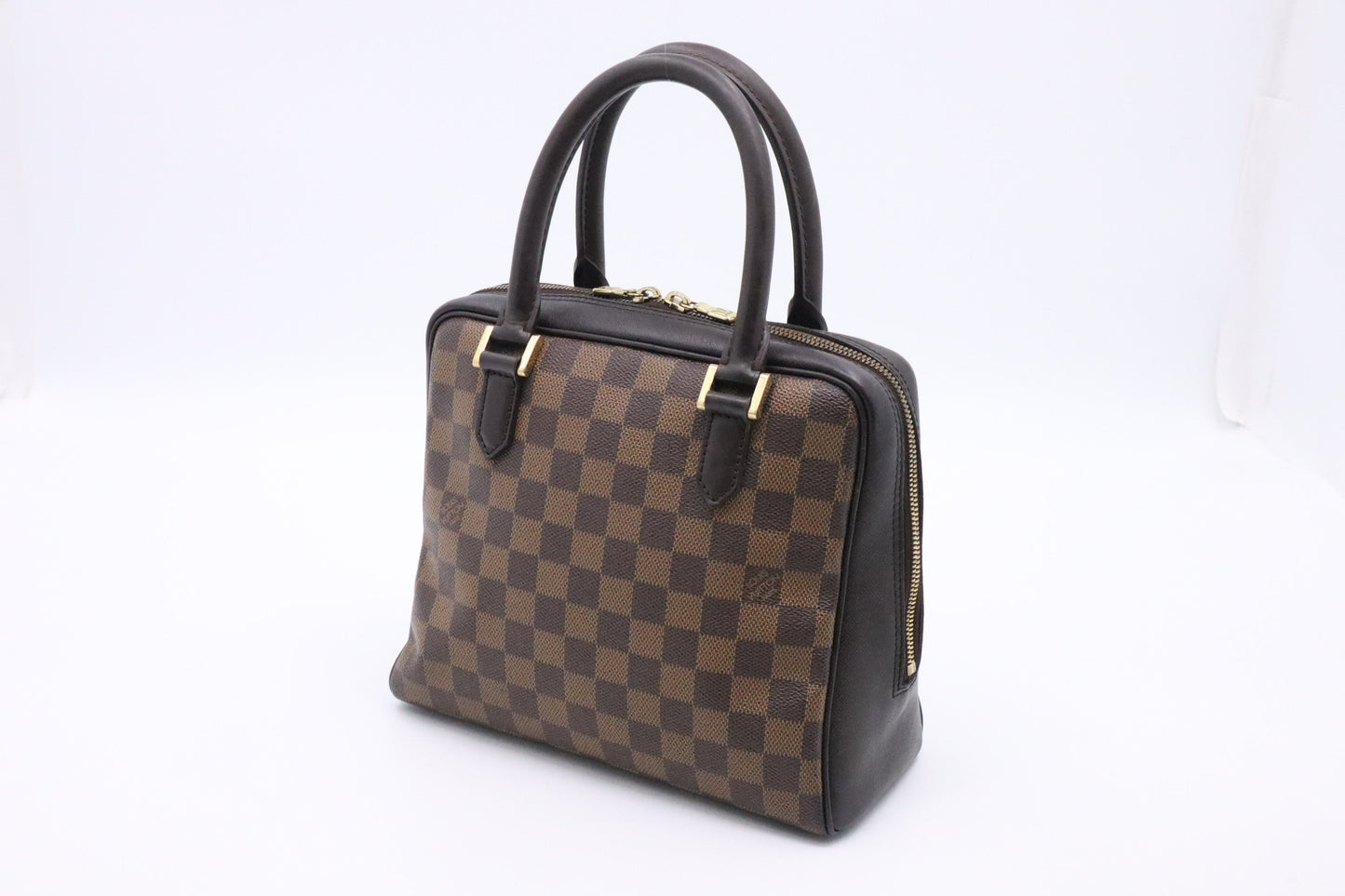 Louis Vuitton Brera Ebene Damier Canvas Handbag Ebene Canvas