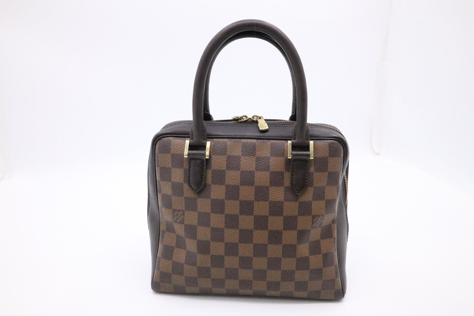 Louis Vuitton Brera Ebene Damier Canvas Handbag Ebene Canvas