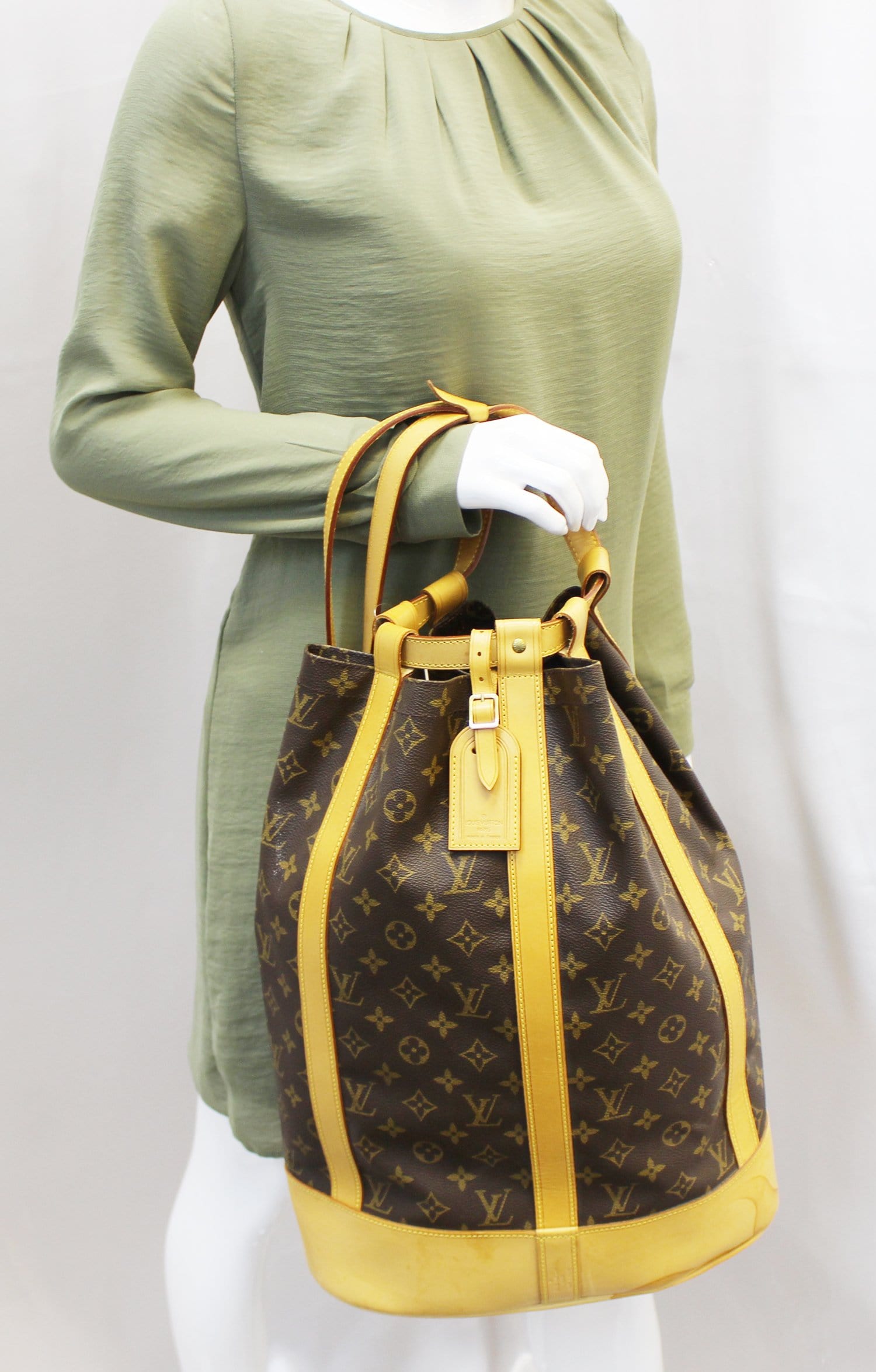 Louis Randonnee Gm Backpack Bag Canvas Monogram