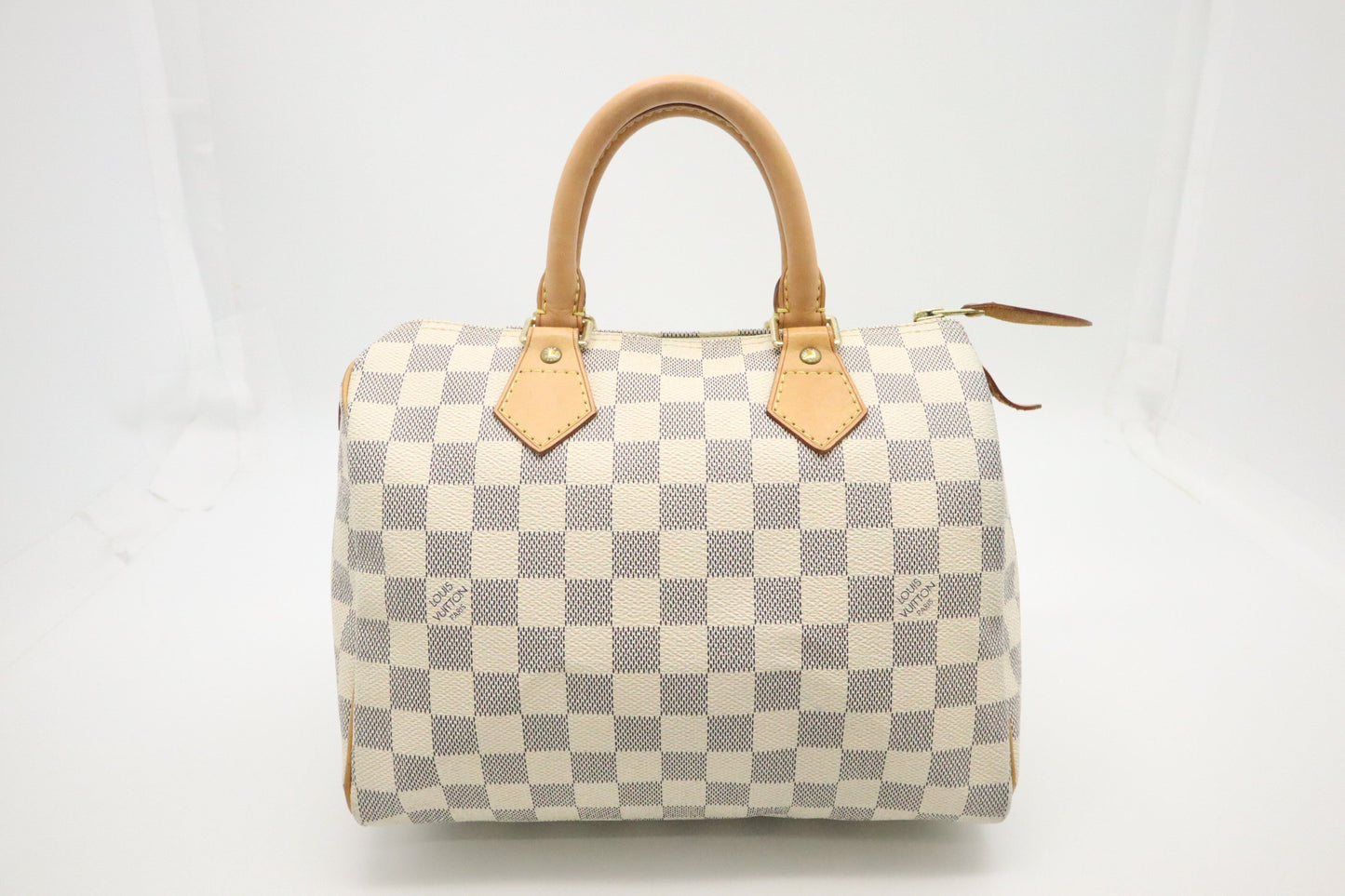 Louis Vuitton Speedy 25 Azur Canvas Damier Handbag