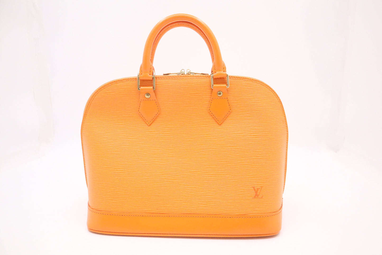 Louis Vuitton Alma PM Mandarin Epi Leather Handbag