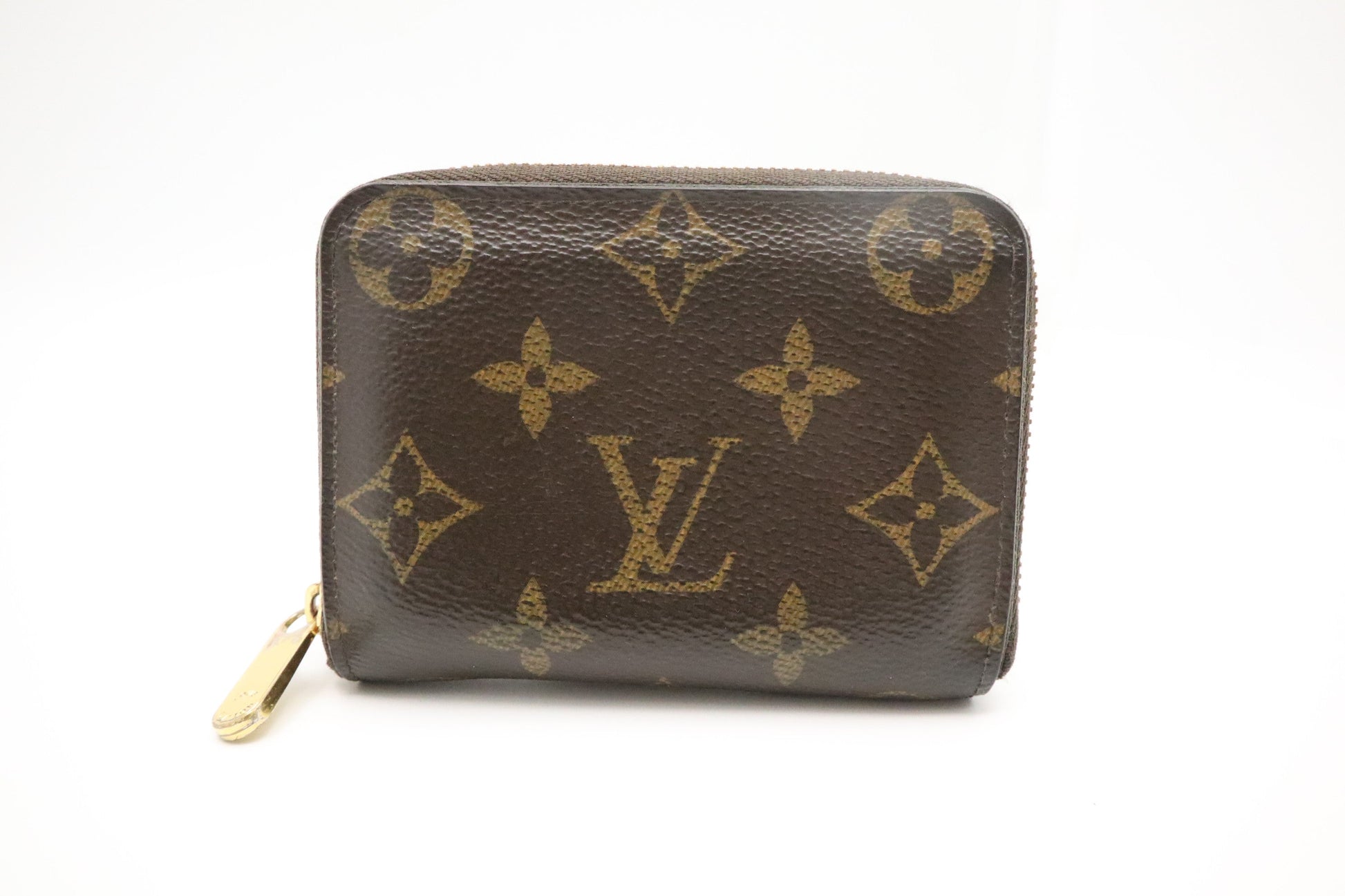 Louis Vuitton Compact Zippy Monogram Canvas Handbag Monogram Canvas