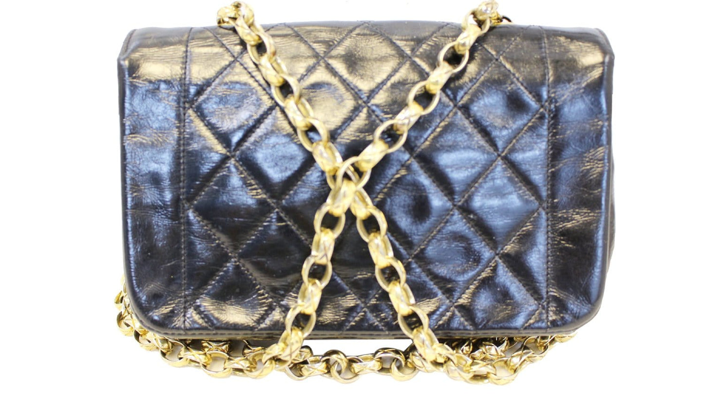 Chanel Diana Flap Hardware Gold Travel Bag