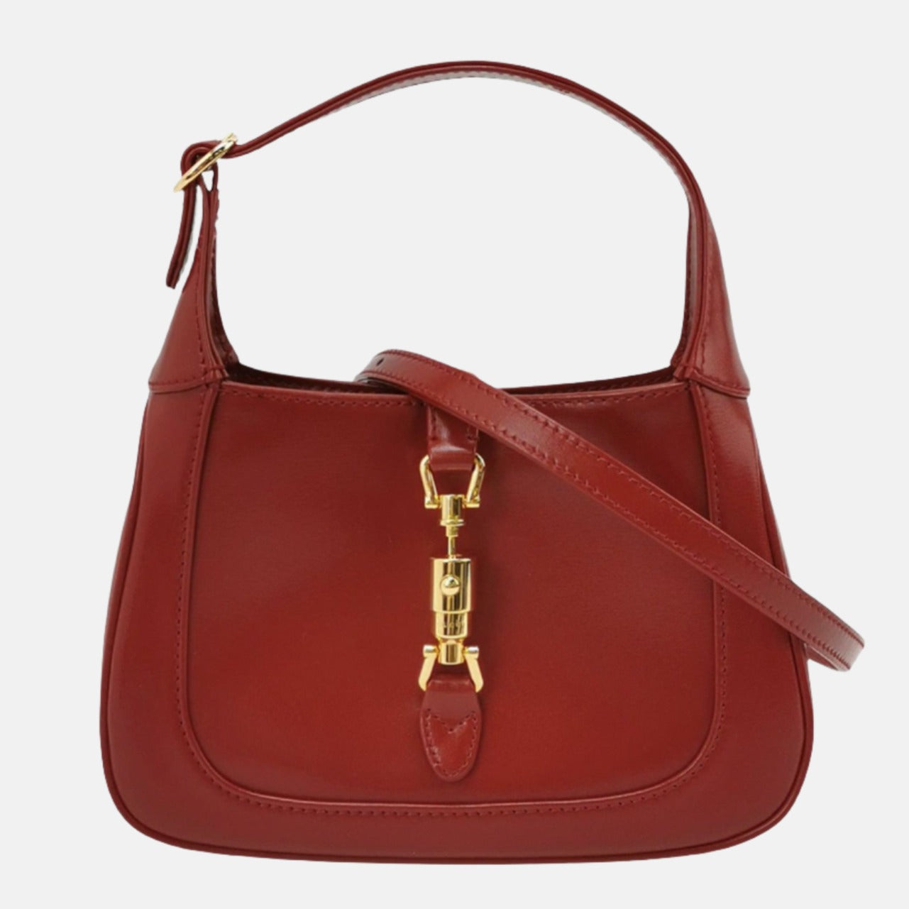 Gucci Jackie Burgundy Bag Leather Mini Travel Bag