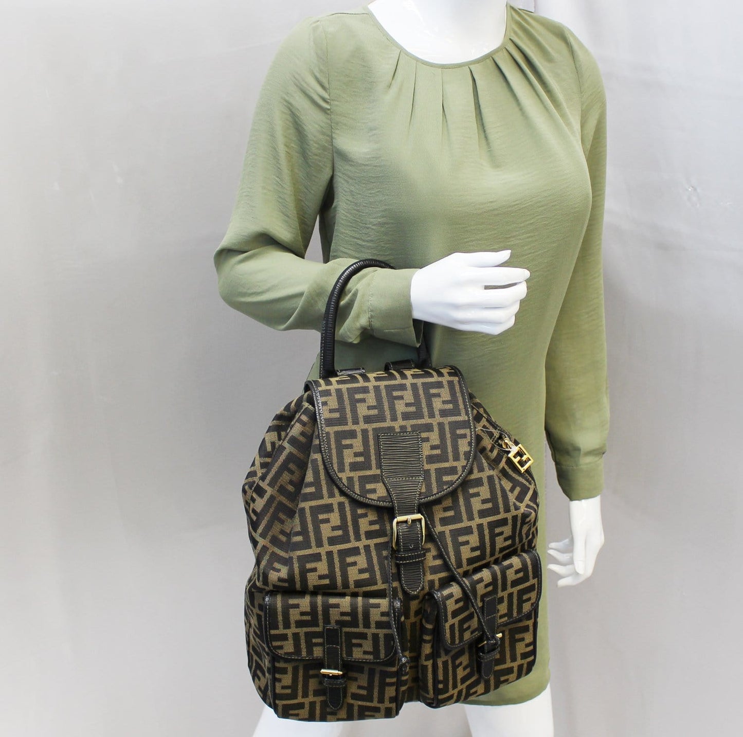 Fendi Zucca Backpack Canvas Monogram