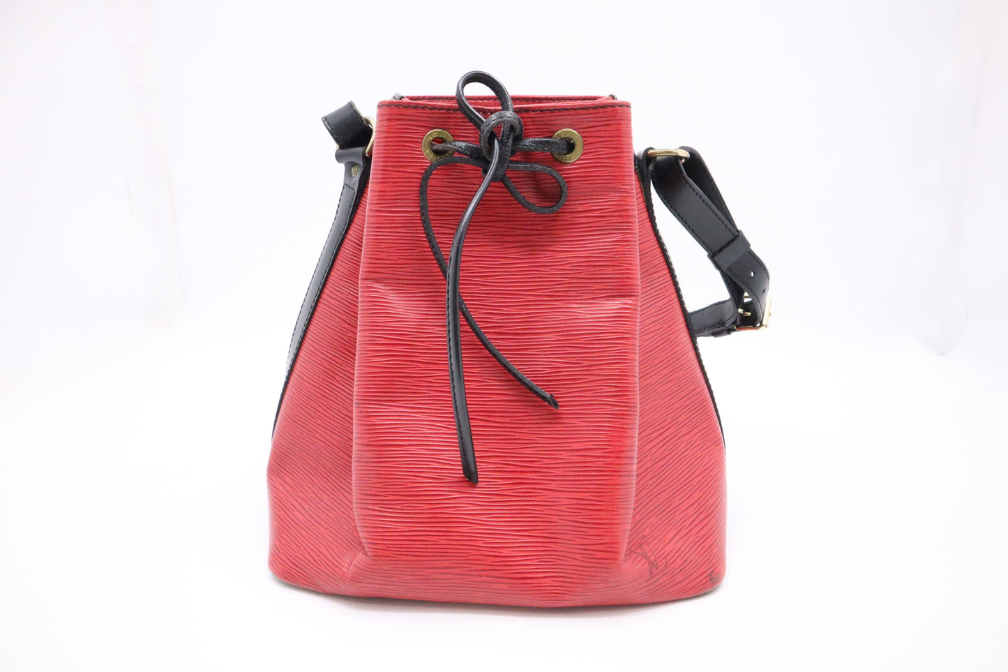 Louis Vuitton Petit Noe Epi Leather Red Handbag