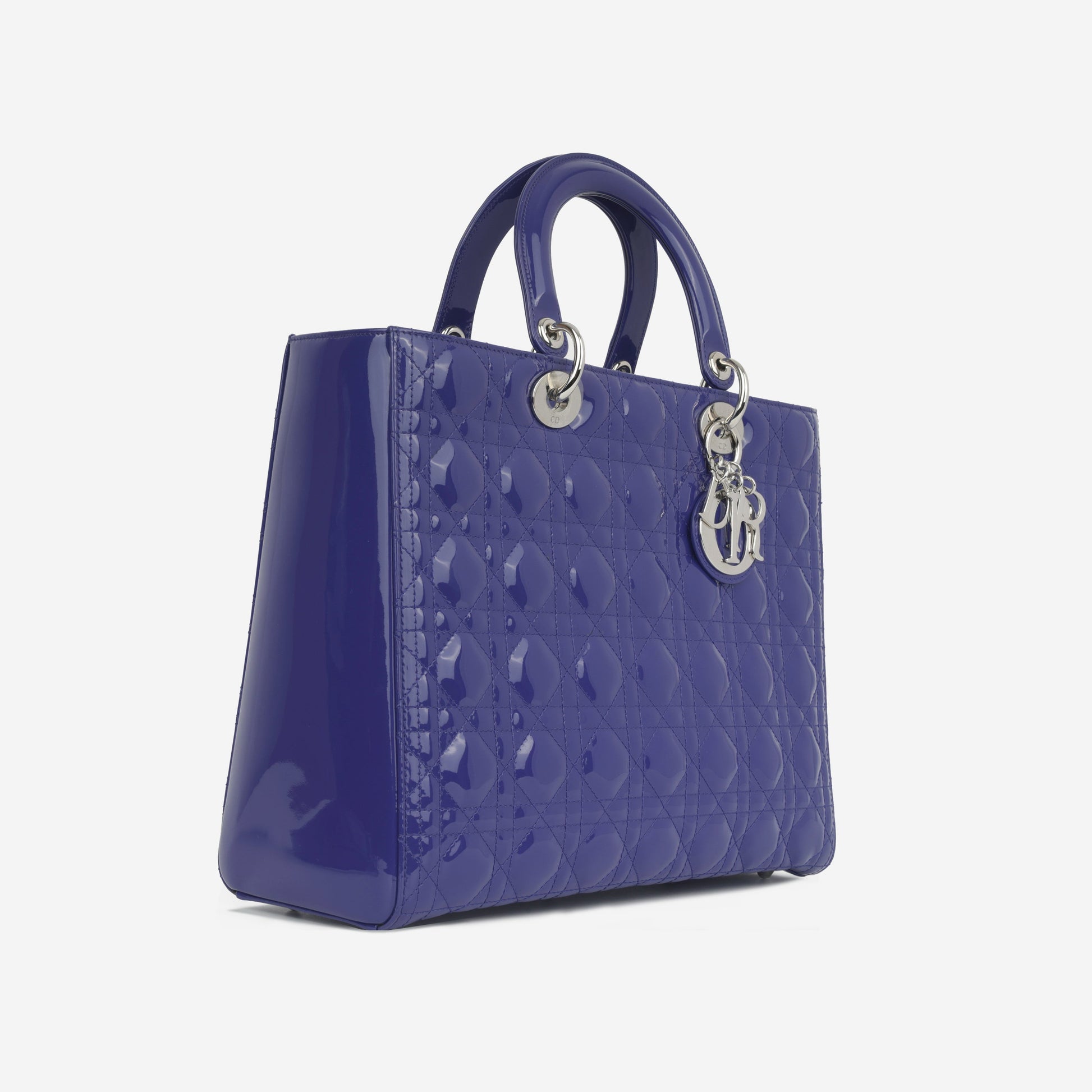 Dior Christian Lady Royal Shoulder Bag Blue