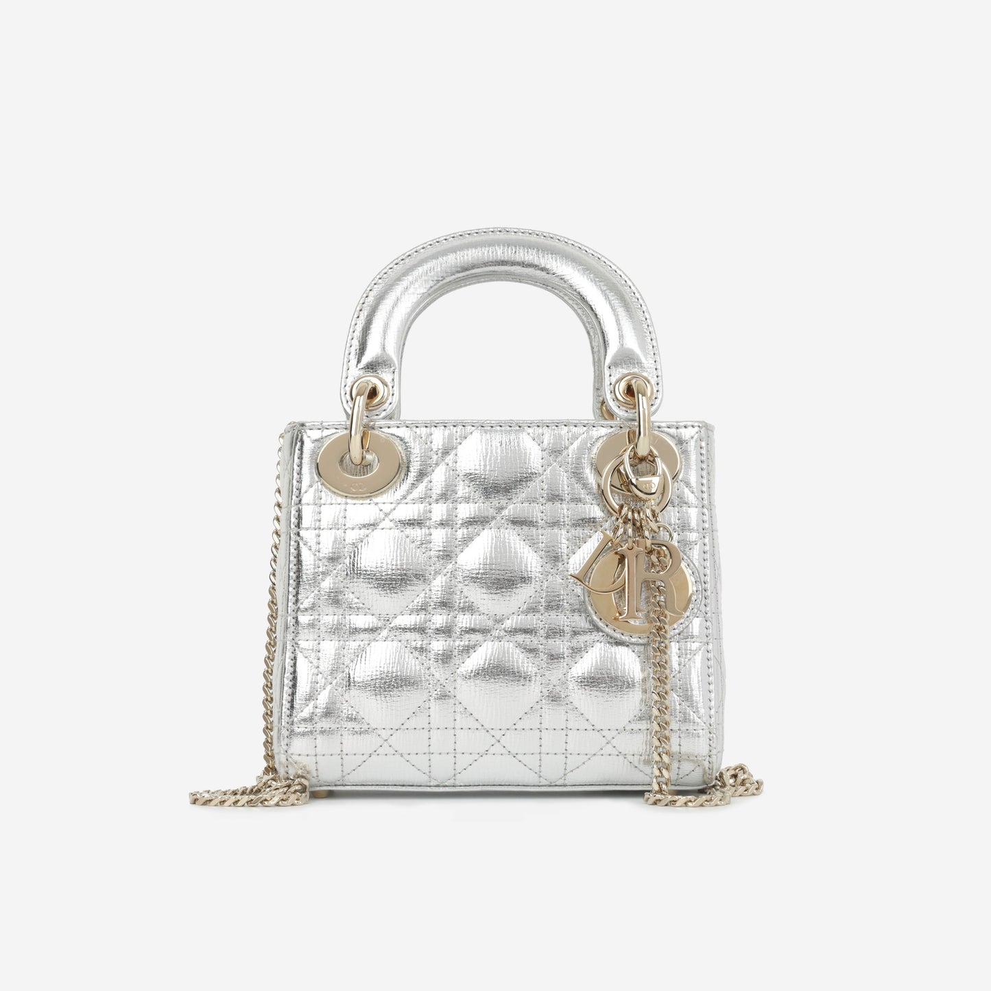 Dior Christian Lady Crossbody Bag Mini Cghw 2016 Excellent