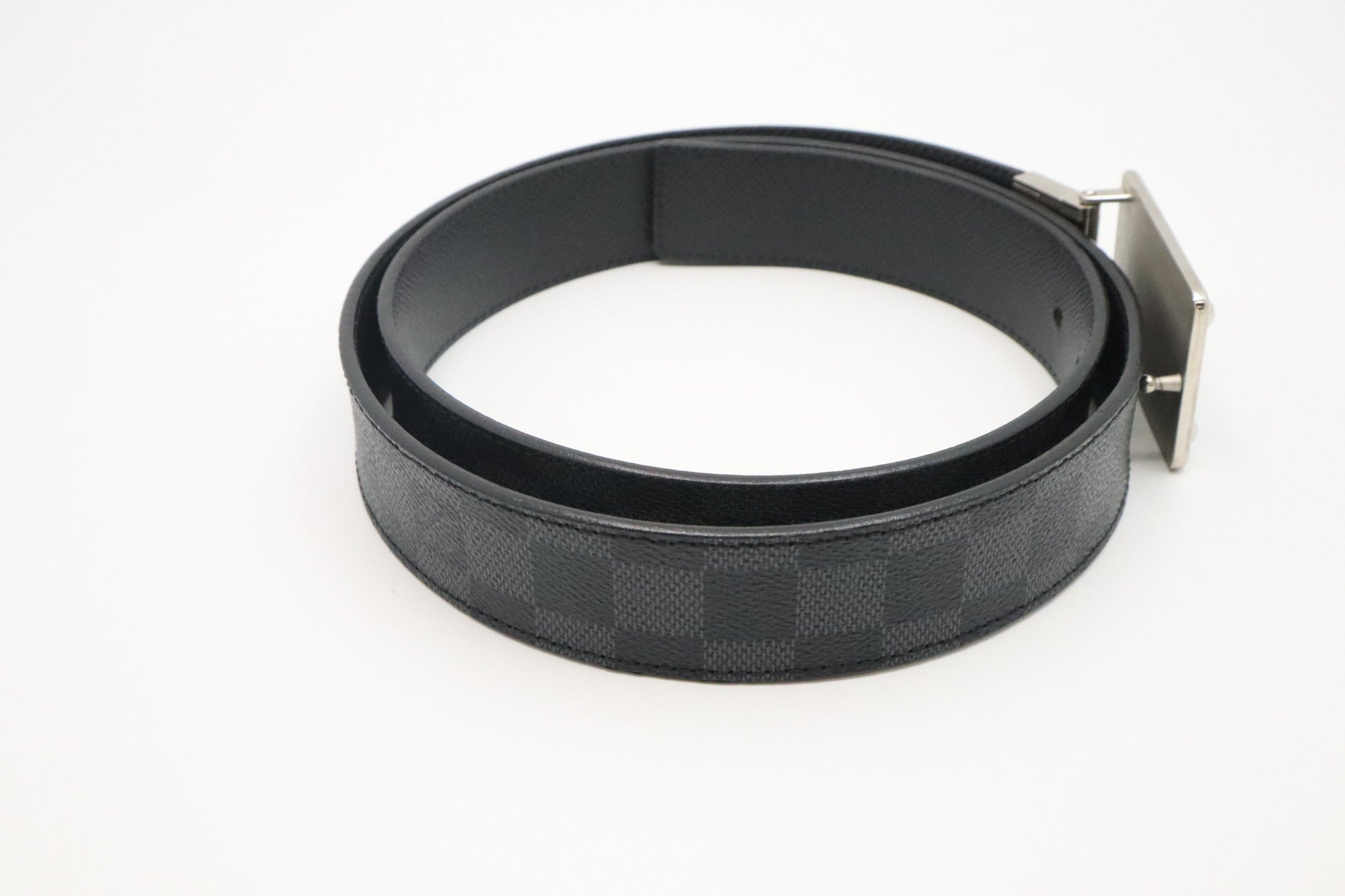 Louis Vuitton Inventeur Reversible Belt Graphite Damier Canvas