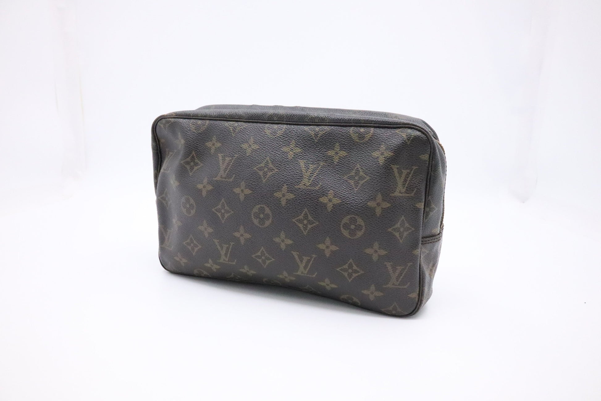 Louis Vuitton Trousse 28 Monogram Canvas Handbag Canvas 2
