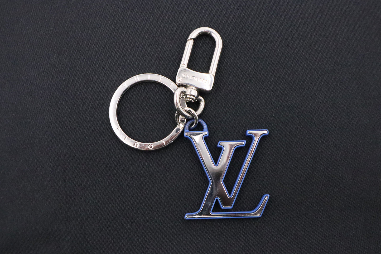 Louis Vuitton Porte Cles Chromatic Charm Blue Key Chain