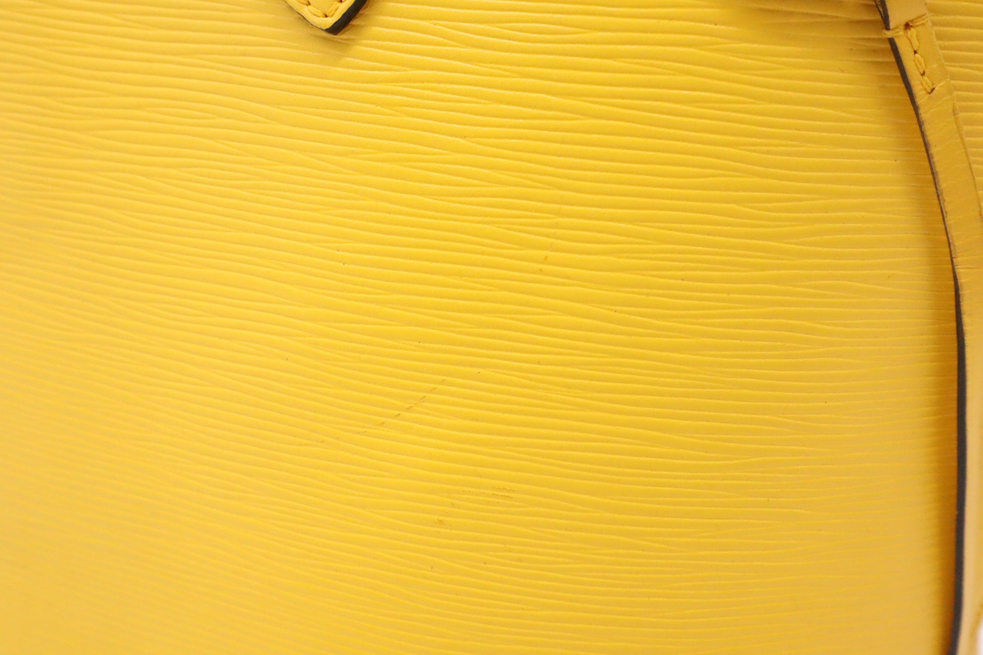 Louis Vuitton Neverfull MM Epi Leather Yellow Tote Bag