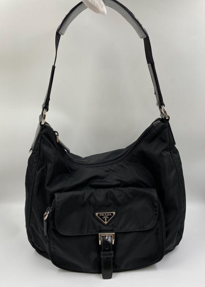Prada Hobo Nylon Shoulder Bag