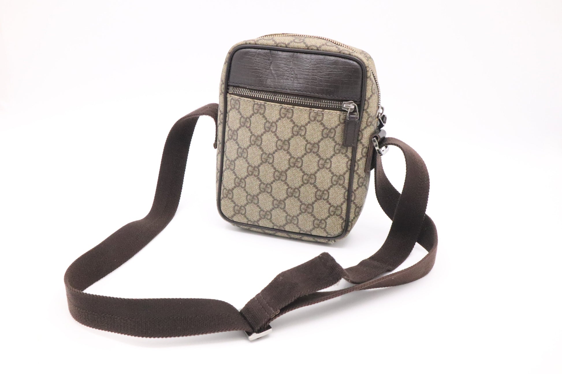 Gucci GG Supreme Canvas Small Crossbody Bag