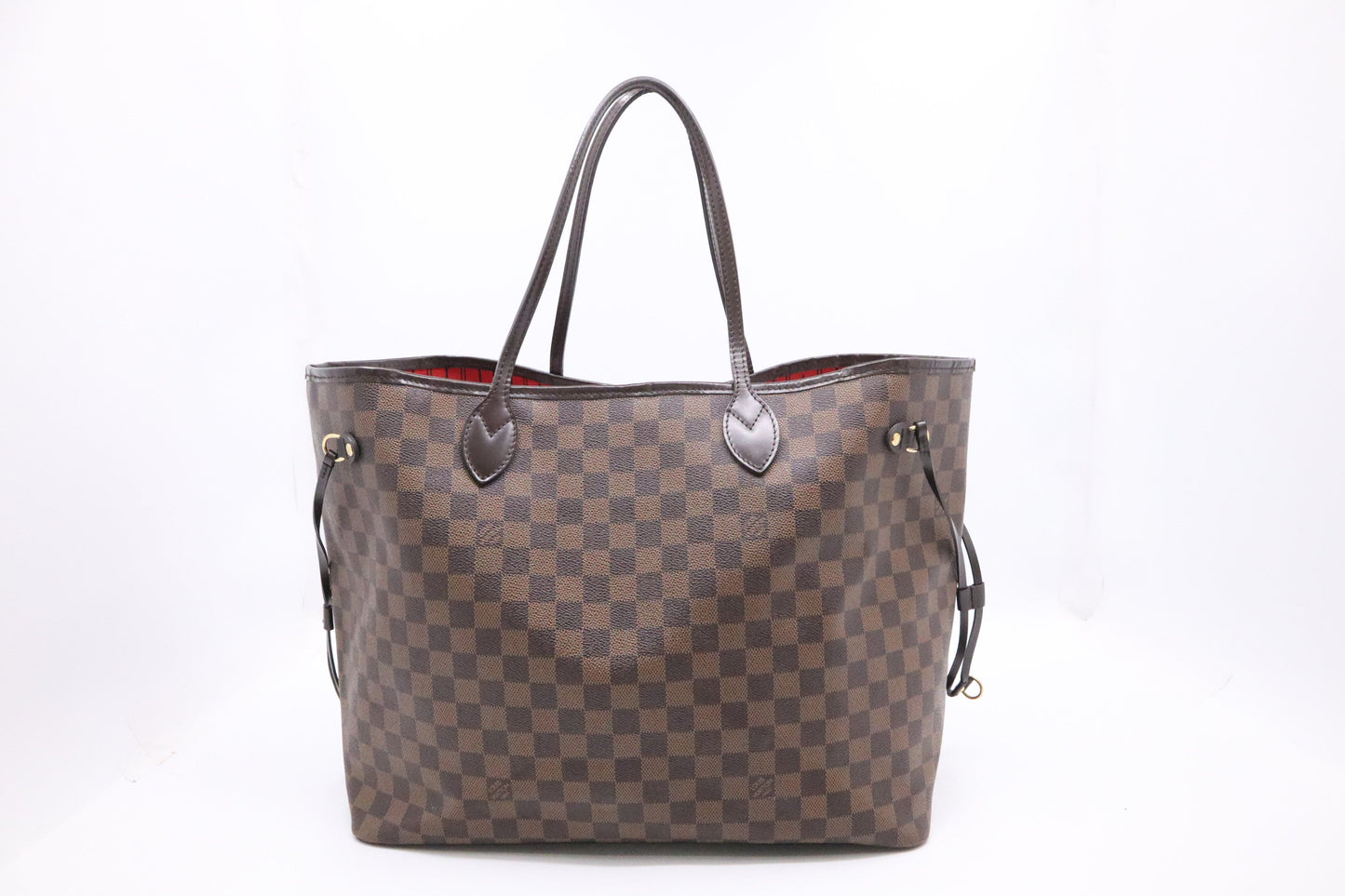 Louis Vuitton Neverfull GM Ebene Damier Canvas Tote Bag Damier Ebene