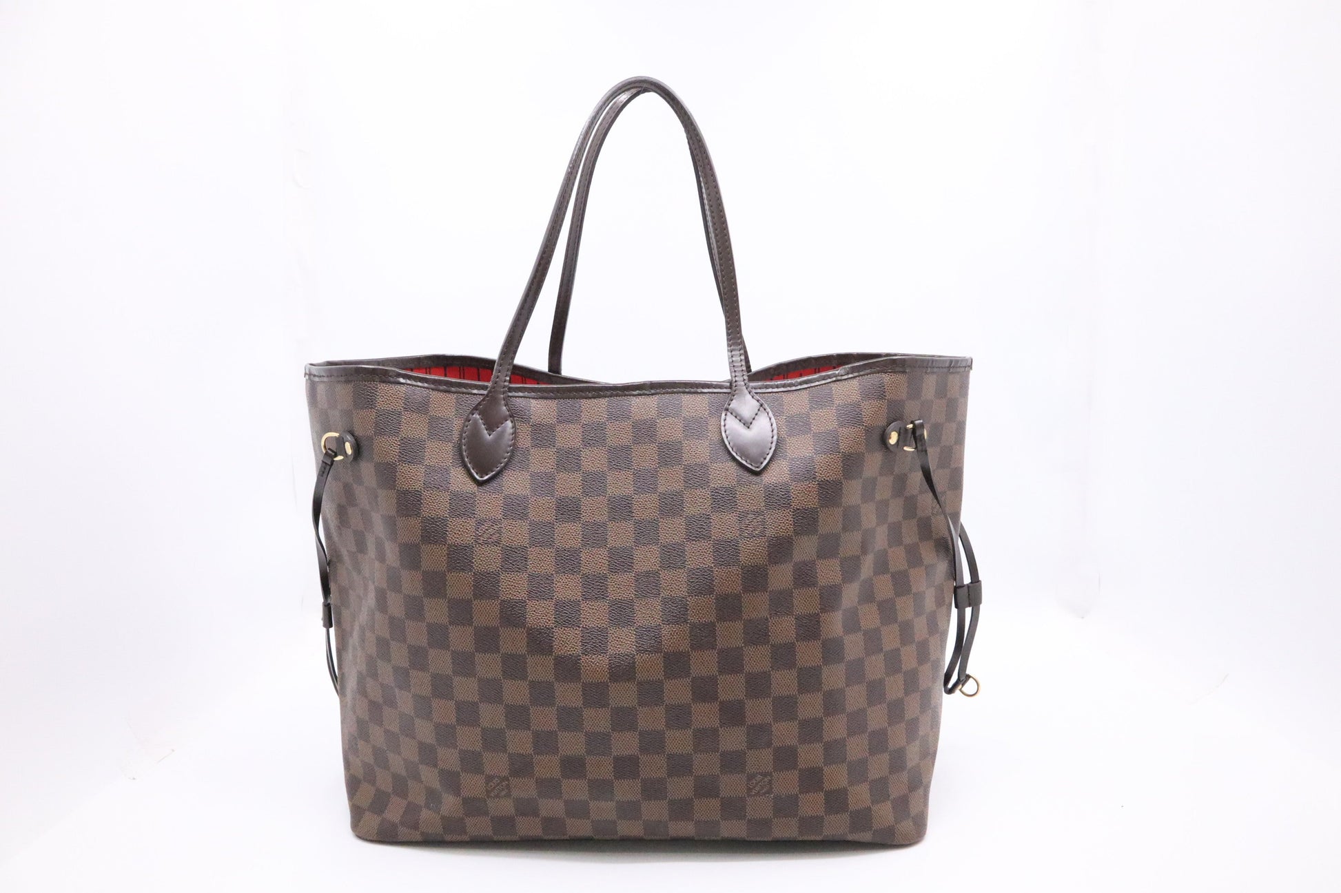 Louis Vuitton Neverfull GM Ebene Damier Canvas Tote Bag Damier Ebene