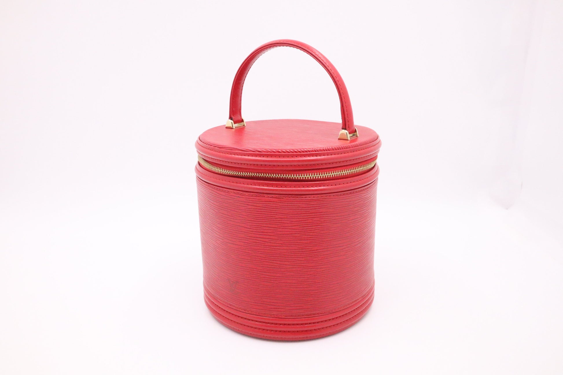 Louis Vuitton Cannes Epi Leather Red Handbag
